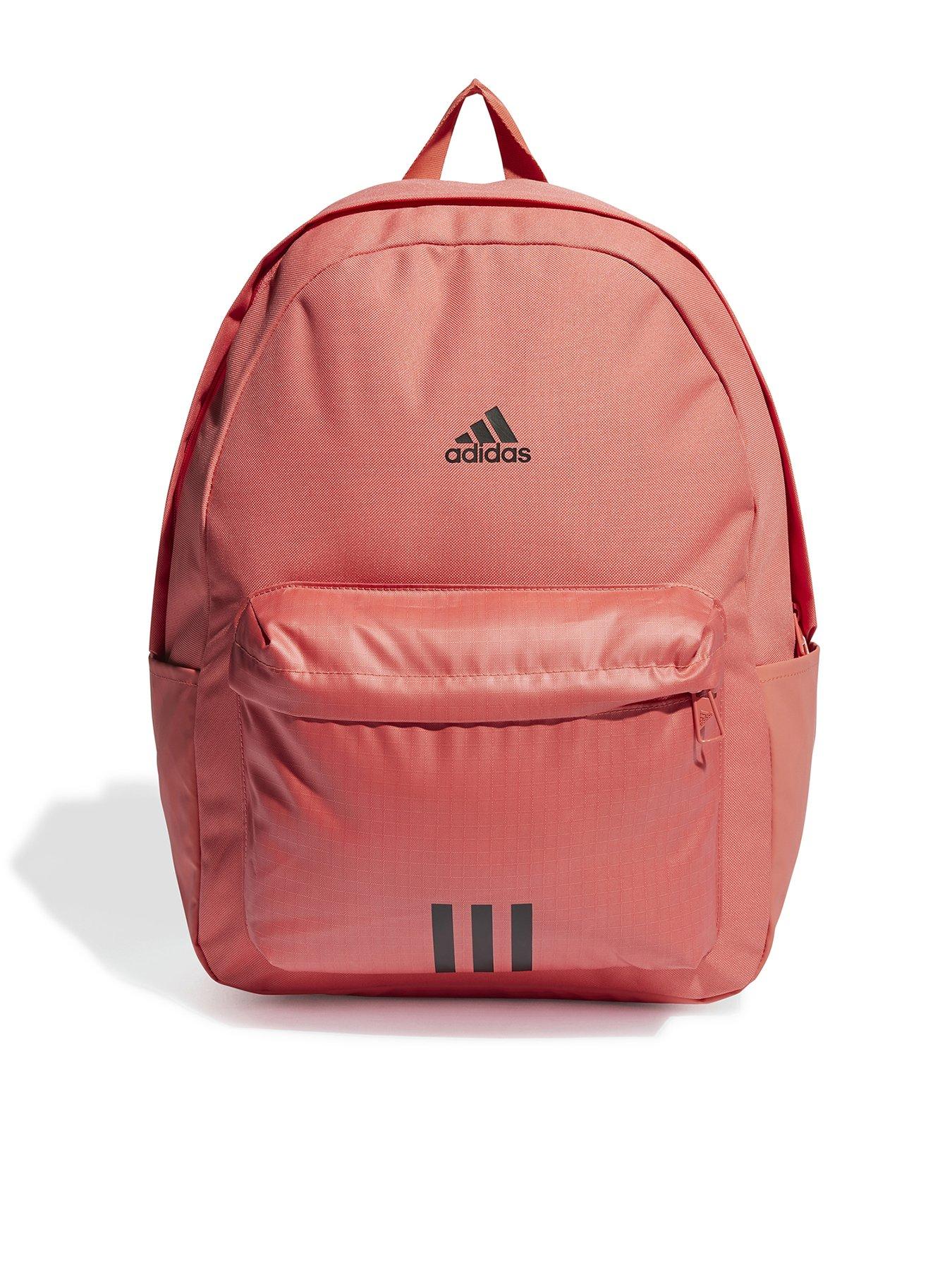 adidas Sportswear Classic 3 Stripe Backpack Red littlewoods