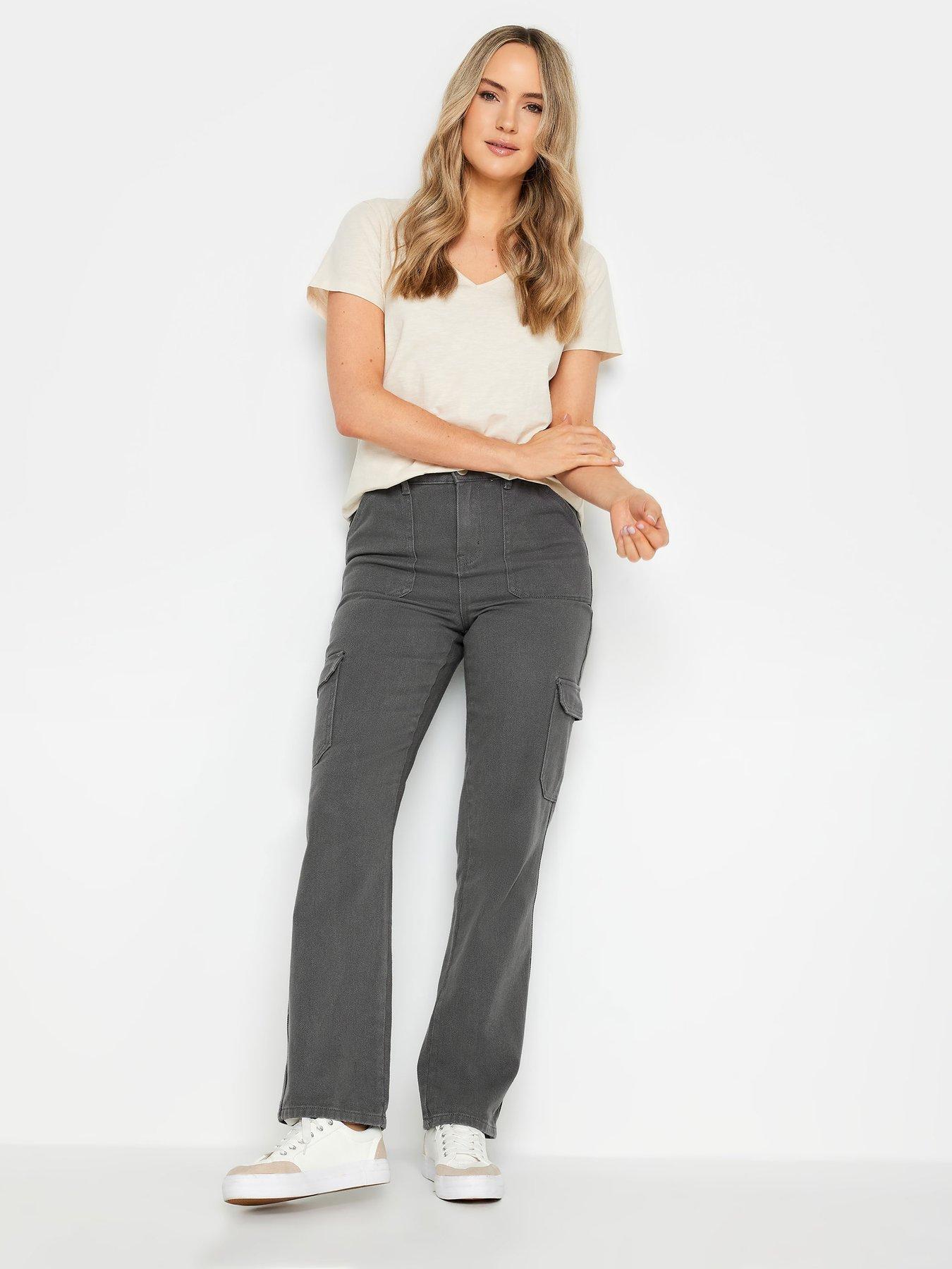  image of long-tall-sally-tall-grey-straight-leg-jean