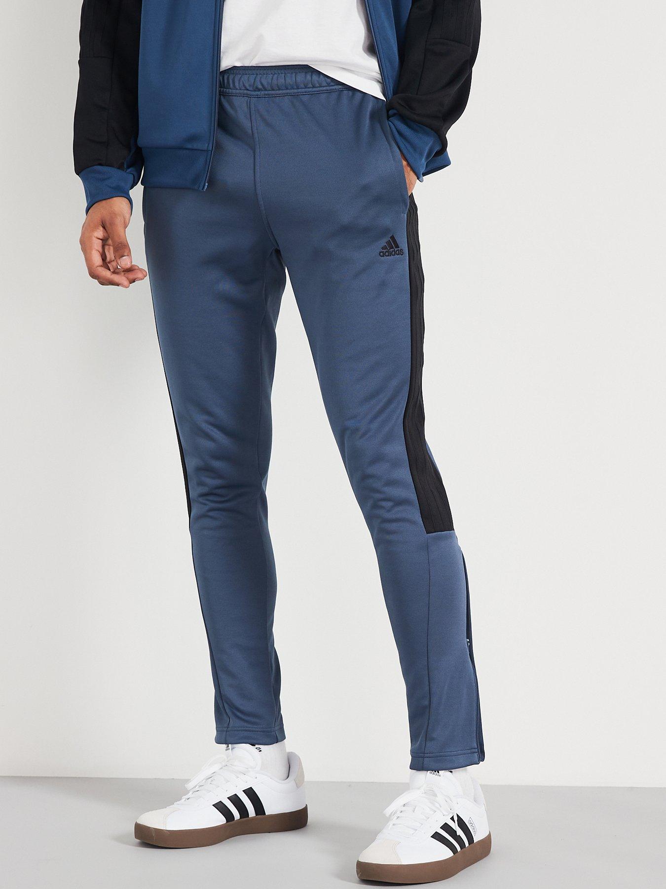 Adidas blue joggers mens online