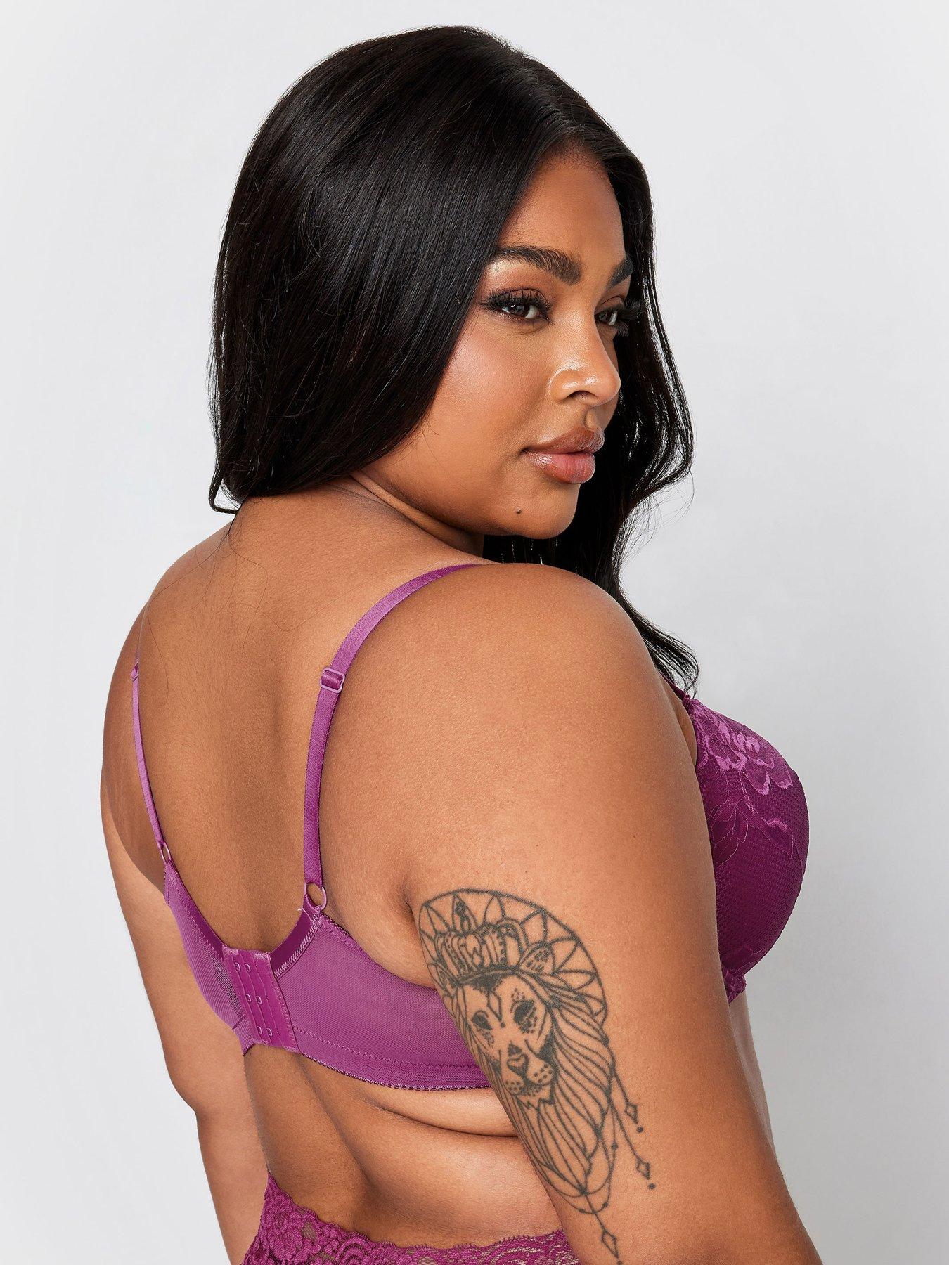  image of yours-curve-2pk-satin-amp-lace-padded-bra