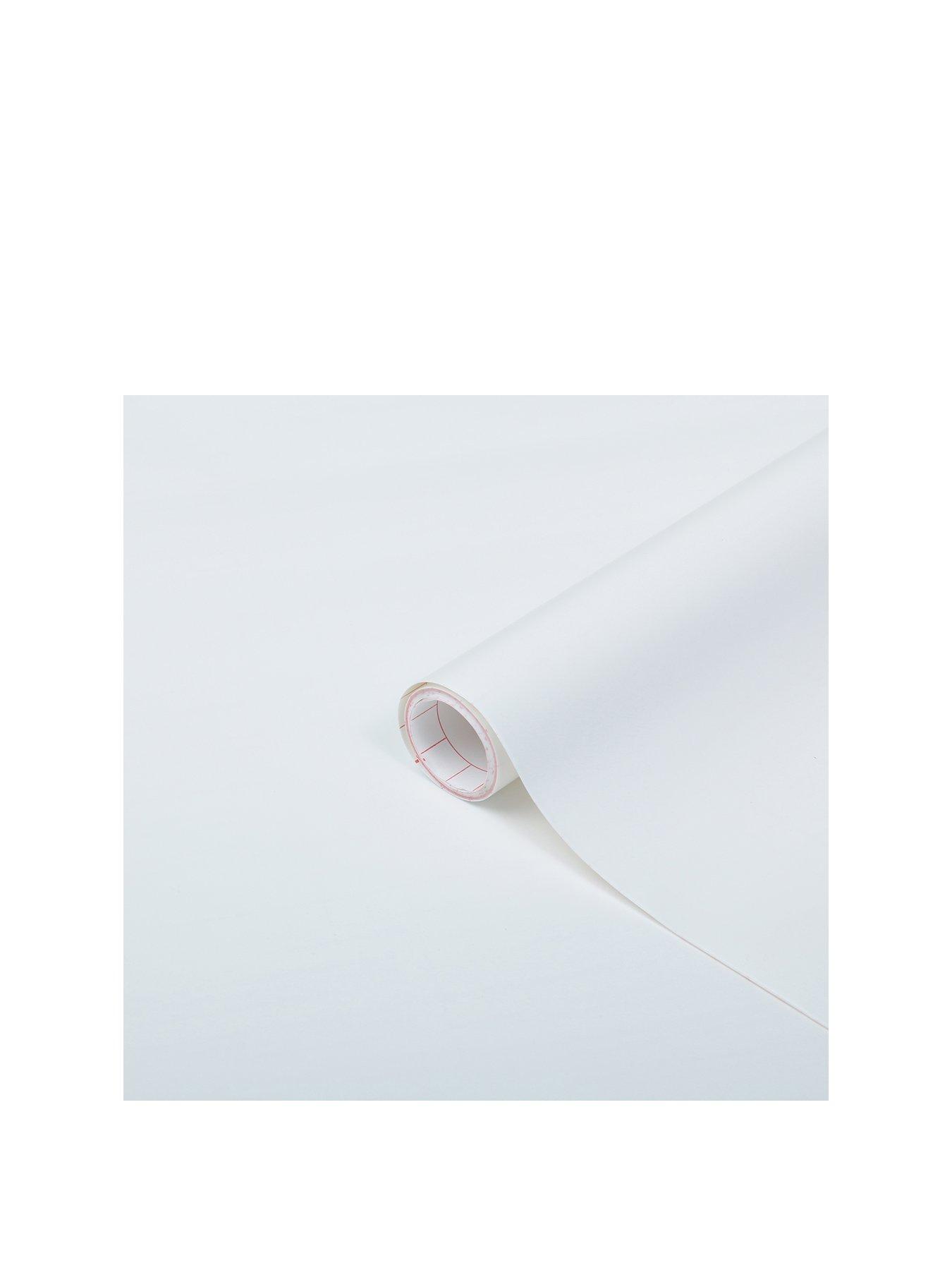  image of d-c-fix-matt-white-self-adhesive-vinyl-wrap-film-ndash-90-cm-x-5-m
