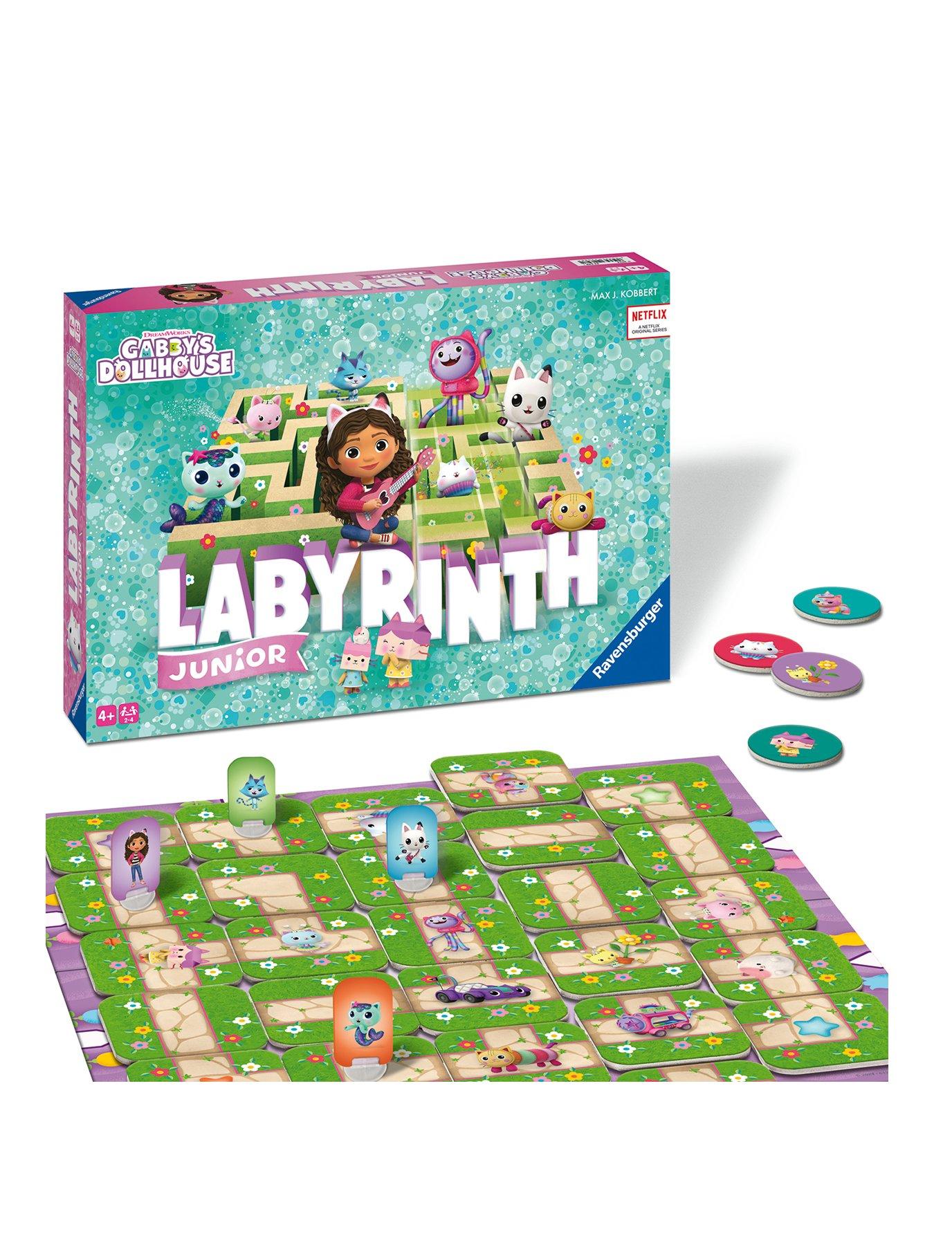 Ravensburger Gabby's Dollhouse Labyrinth Junior - The Moving Maze Board Game