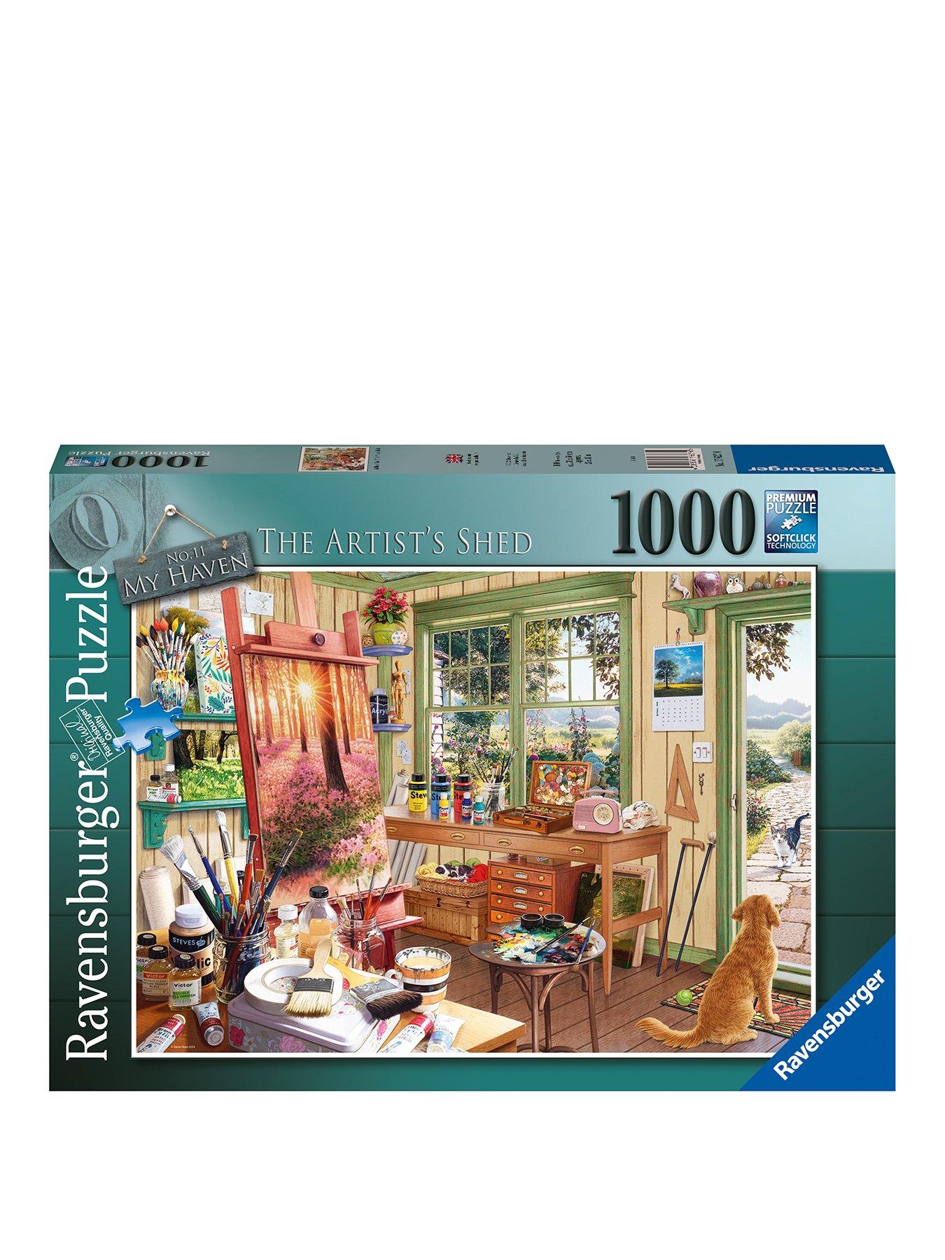 Ravensburger My Haven No. 11 The Artist's Shed 1000 Piece Puzzle – The  Puzzle Collections