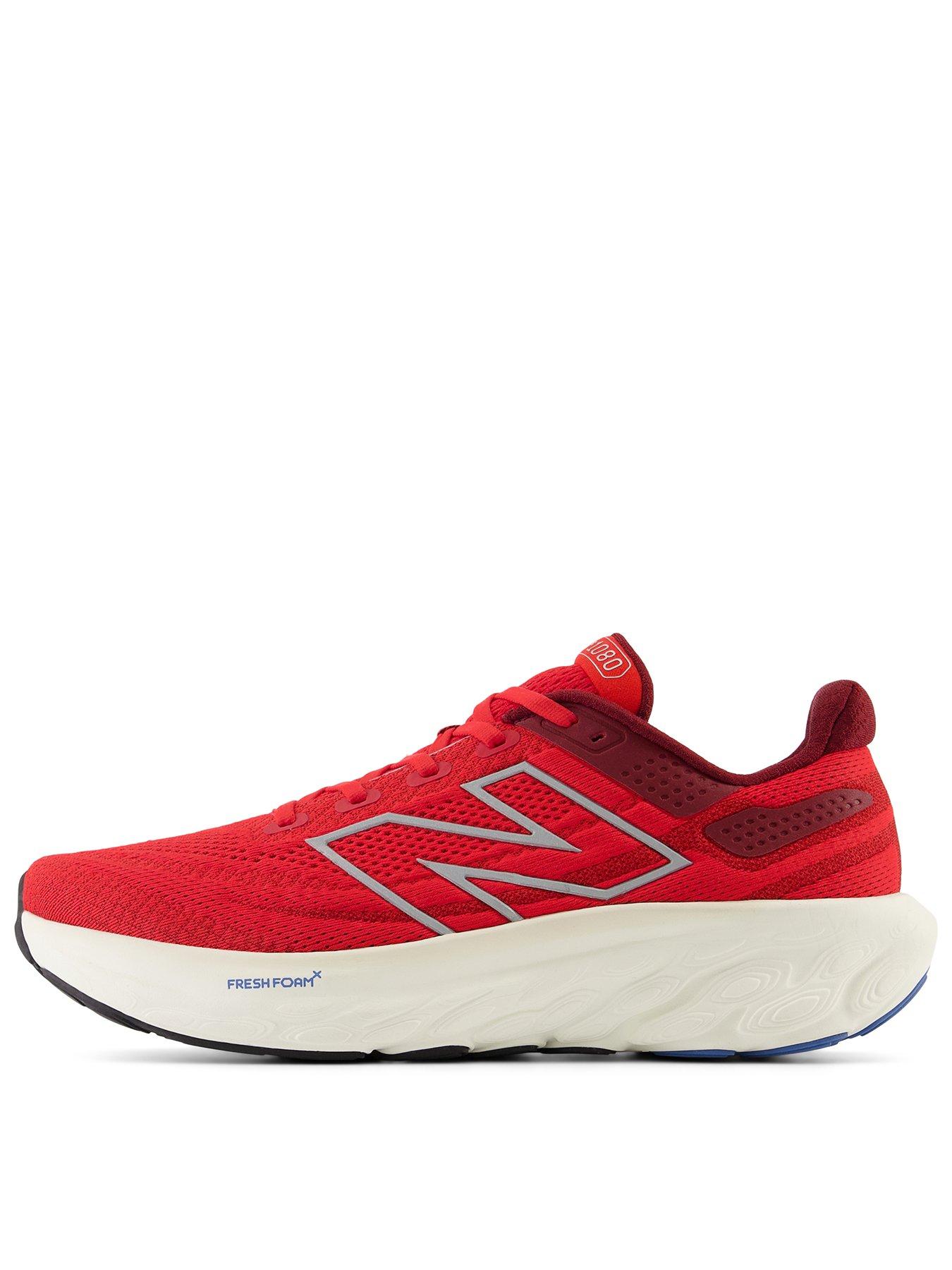 New Balance Men's Running Fresh Foam X 1080 V13 Red Littlewoods