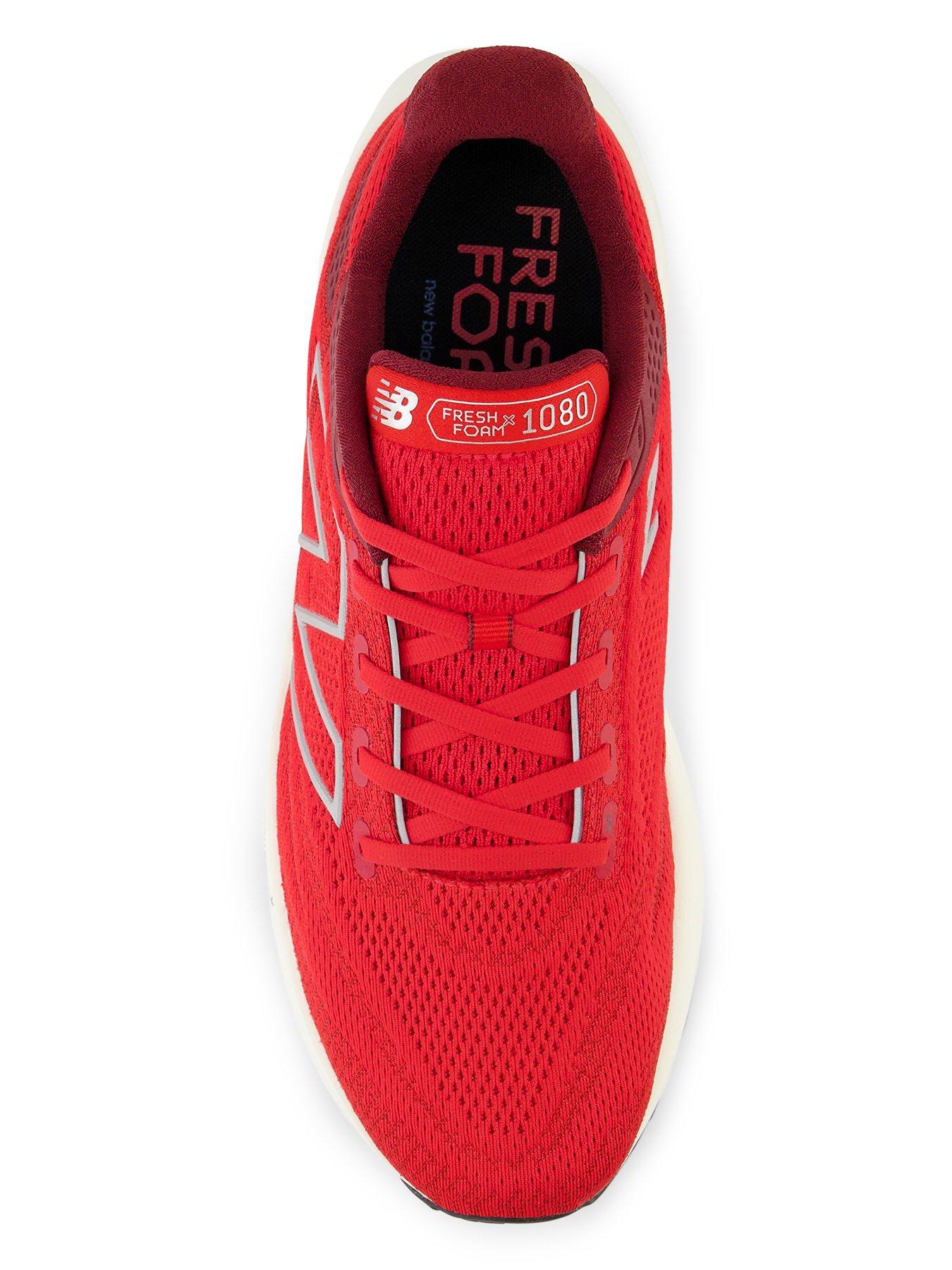 New Balance Men's Running Fresh Foam X 1080 V13 Red Littlewoods