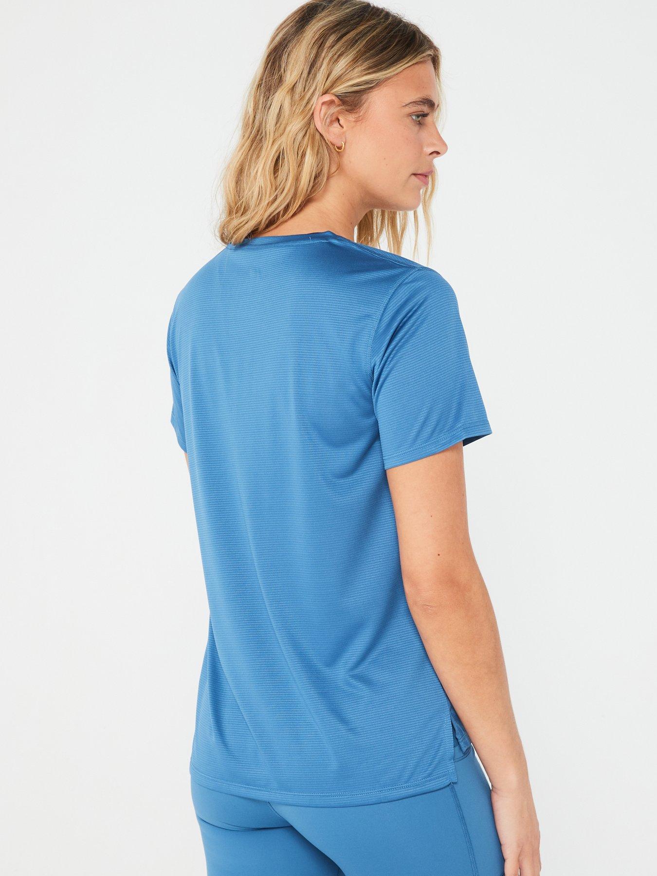 Image 2 of 4 of New Balance Womens Running Short Sleeve Tee - Blue