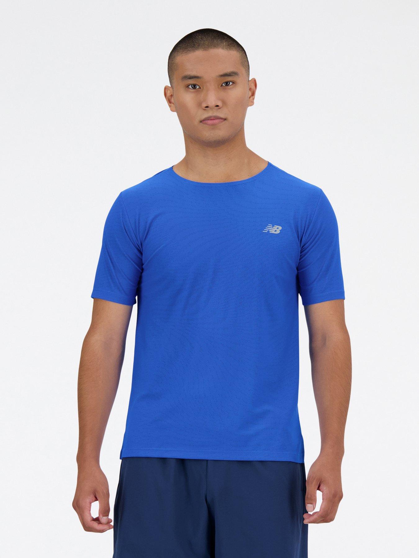 Mens 'running t shirt blue hotsell