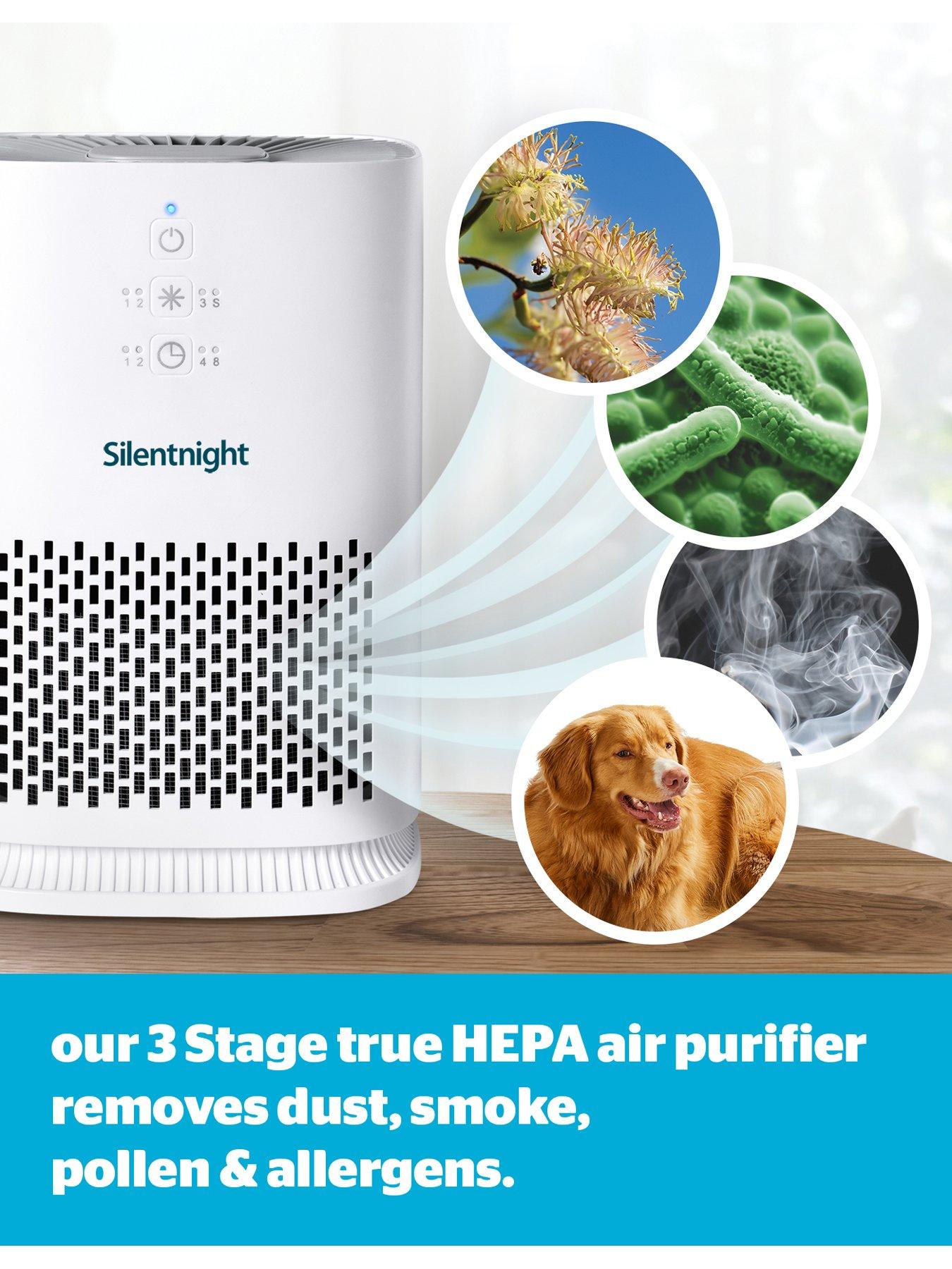  image of silentnight-airmax-800-3-stage-hepa-air-purifier-with-replacement-filter