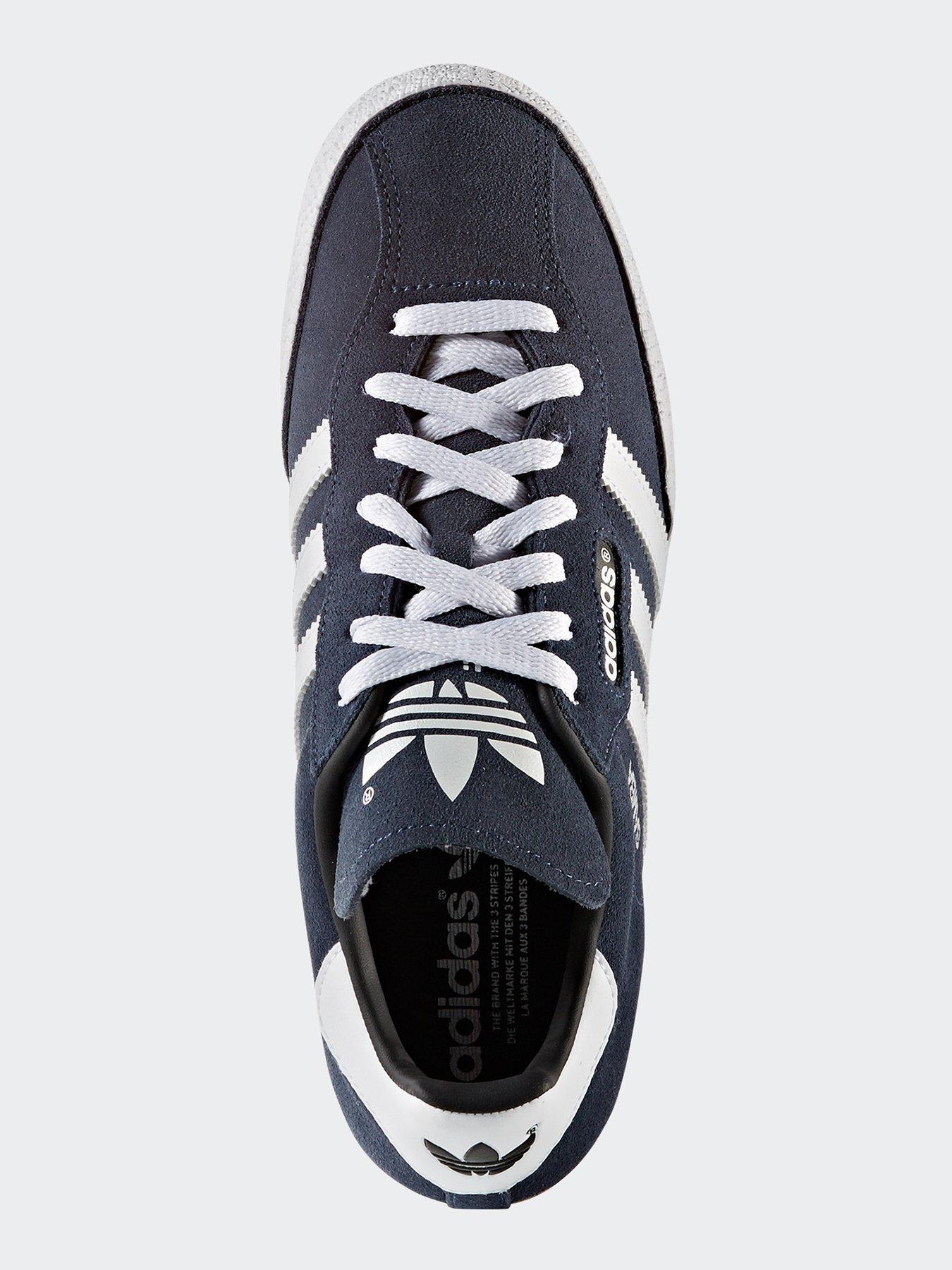 adidas Originals Mens Samba Super Suede Trainers - Navy/white | Littlewoods