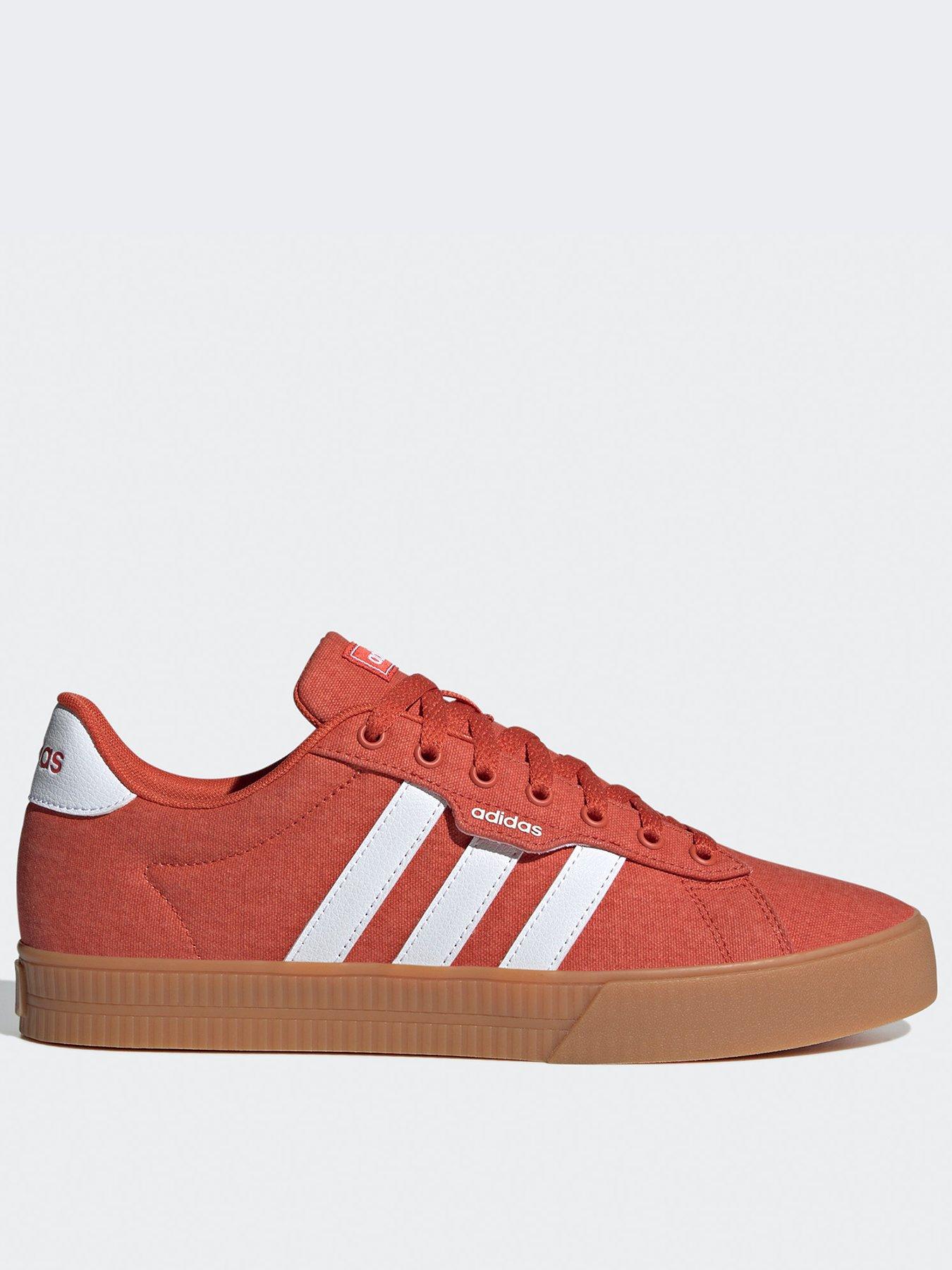 adidas Sportswear Mens Canvas Daily 3.0 Trainers Red littlewoods