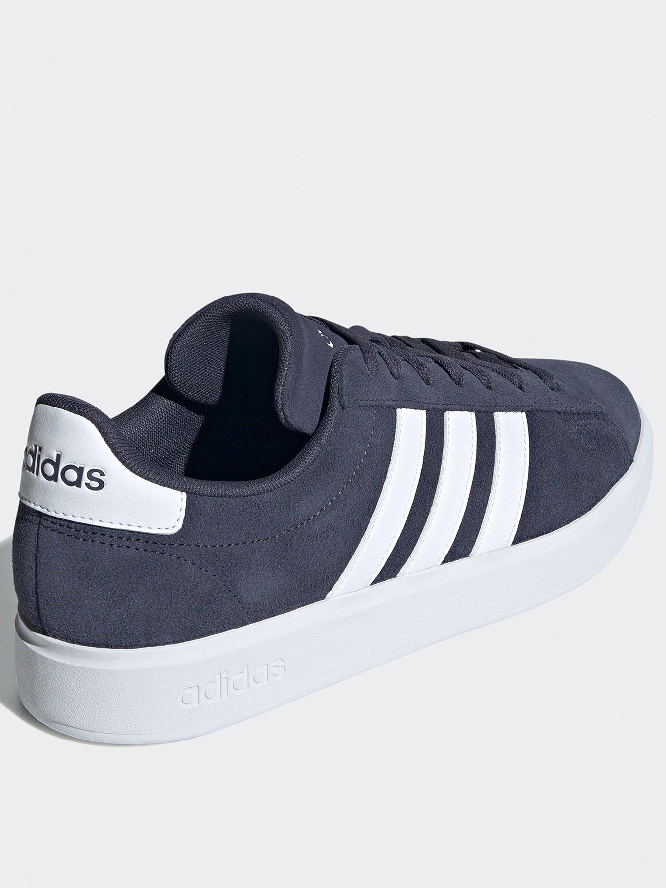 adidas Sportswear Men s Grand Court Suede 2.0 Trainers Navy White littlewoods