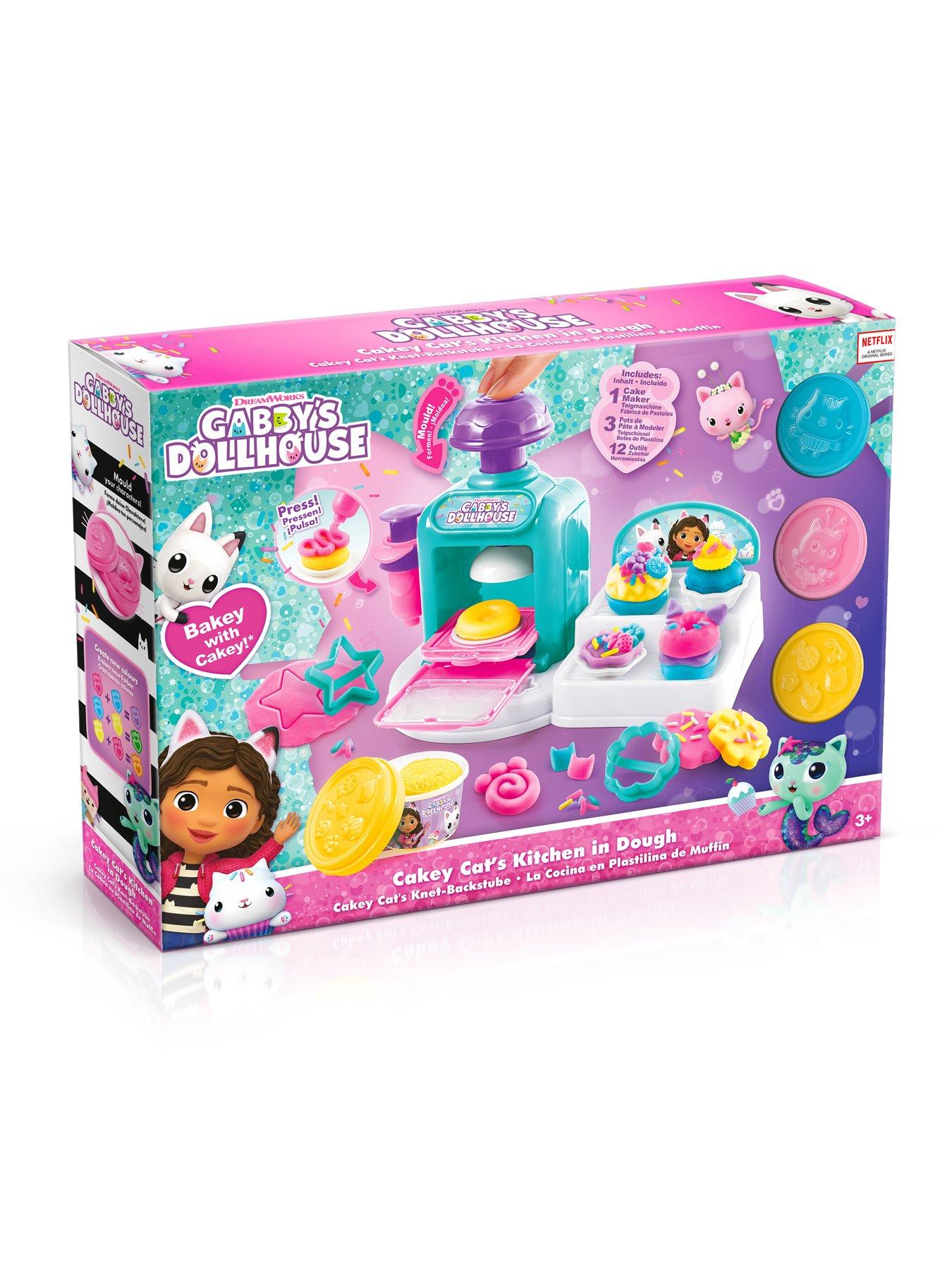 Image 2 of 8 of Gabby's Dollhouse Gabbys Dollhouse Cakey Cats Dough Kitchen