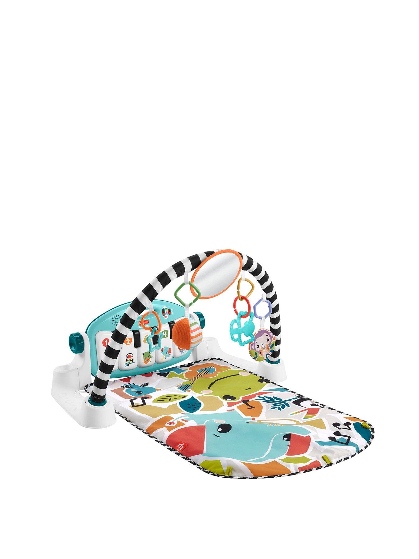 Fisher-Price Glow  &  Grow Kick  &  Play Activity Gym - Blue