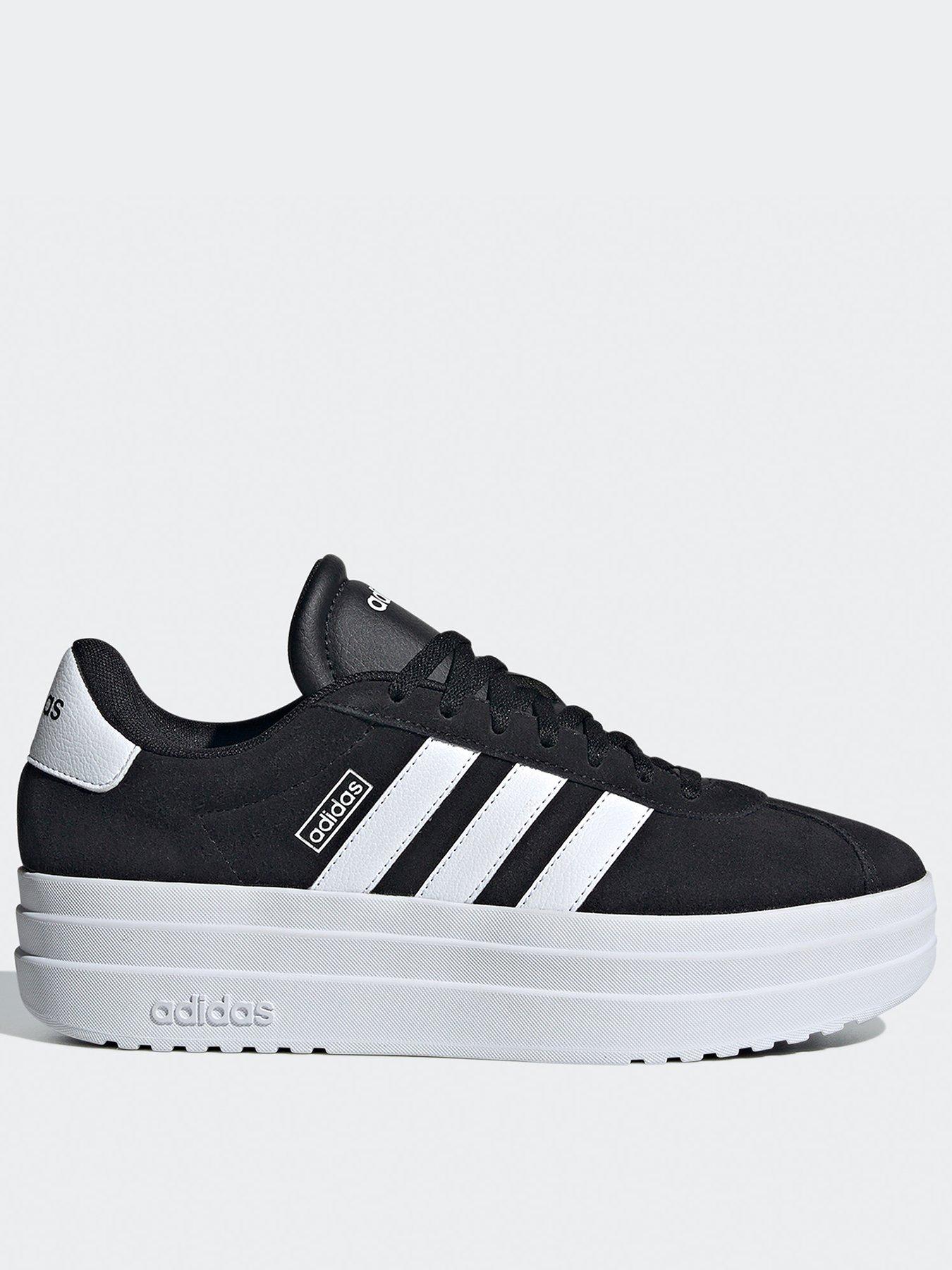 Women s VL Court Bold Trainers Black White