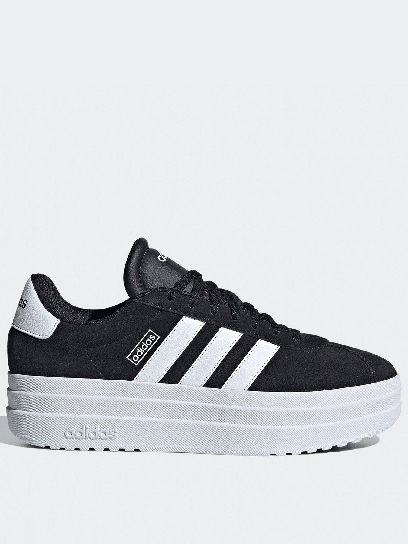 undefined Women's VL Court Bold Trainers - Black/White
