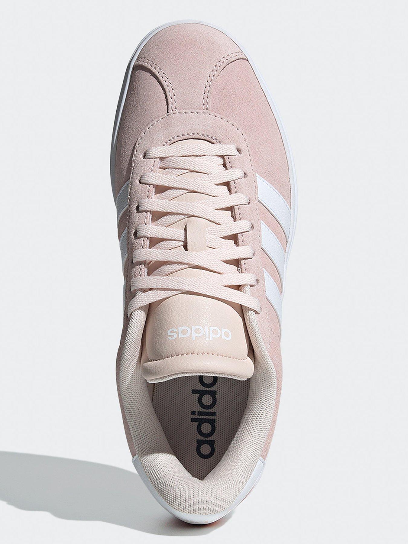  image of adidas-sportswear-womens-vl-court-bold-trainers-light-pink