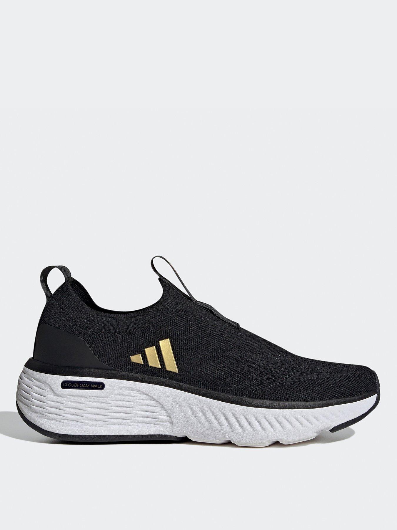 adidas Sportswear Women's Cloudfoam Go Sock Trainers Black/Gold
