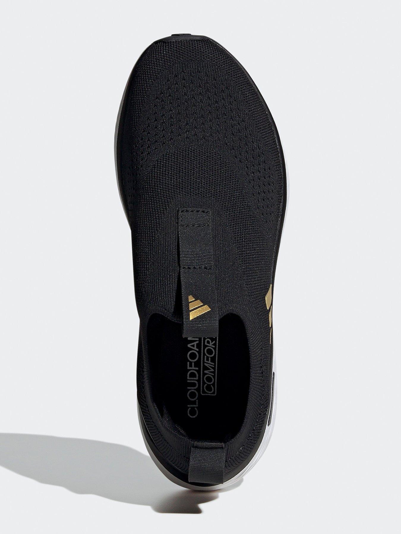 adidas Sportswear Women's Cloudfoam Go Sock Trainers Black/Gold