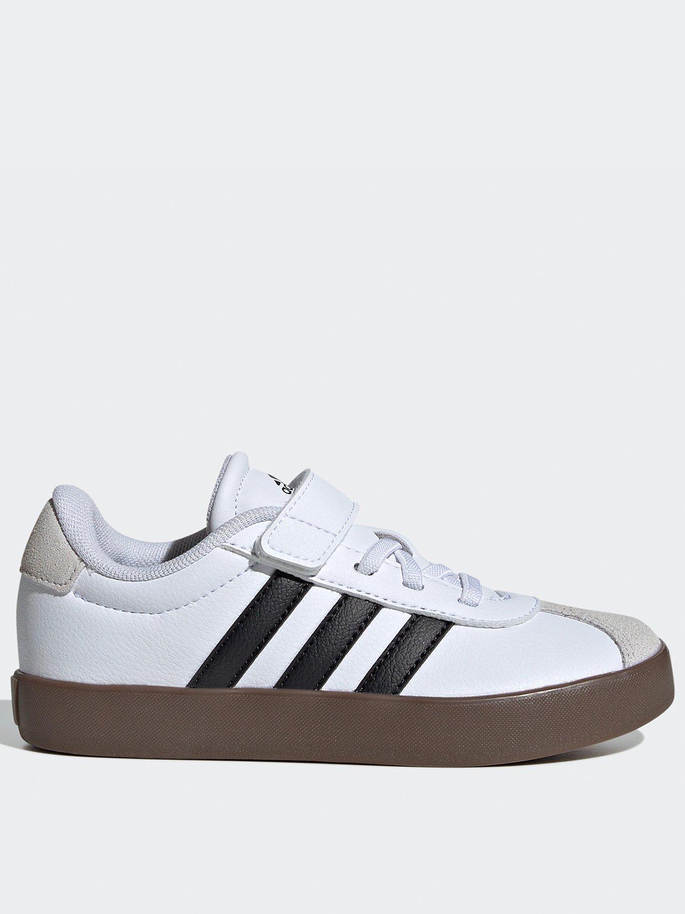 adidas Sportswear Kids Unisex Vl Court 30 Velcro Trainers - White/Black