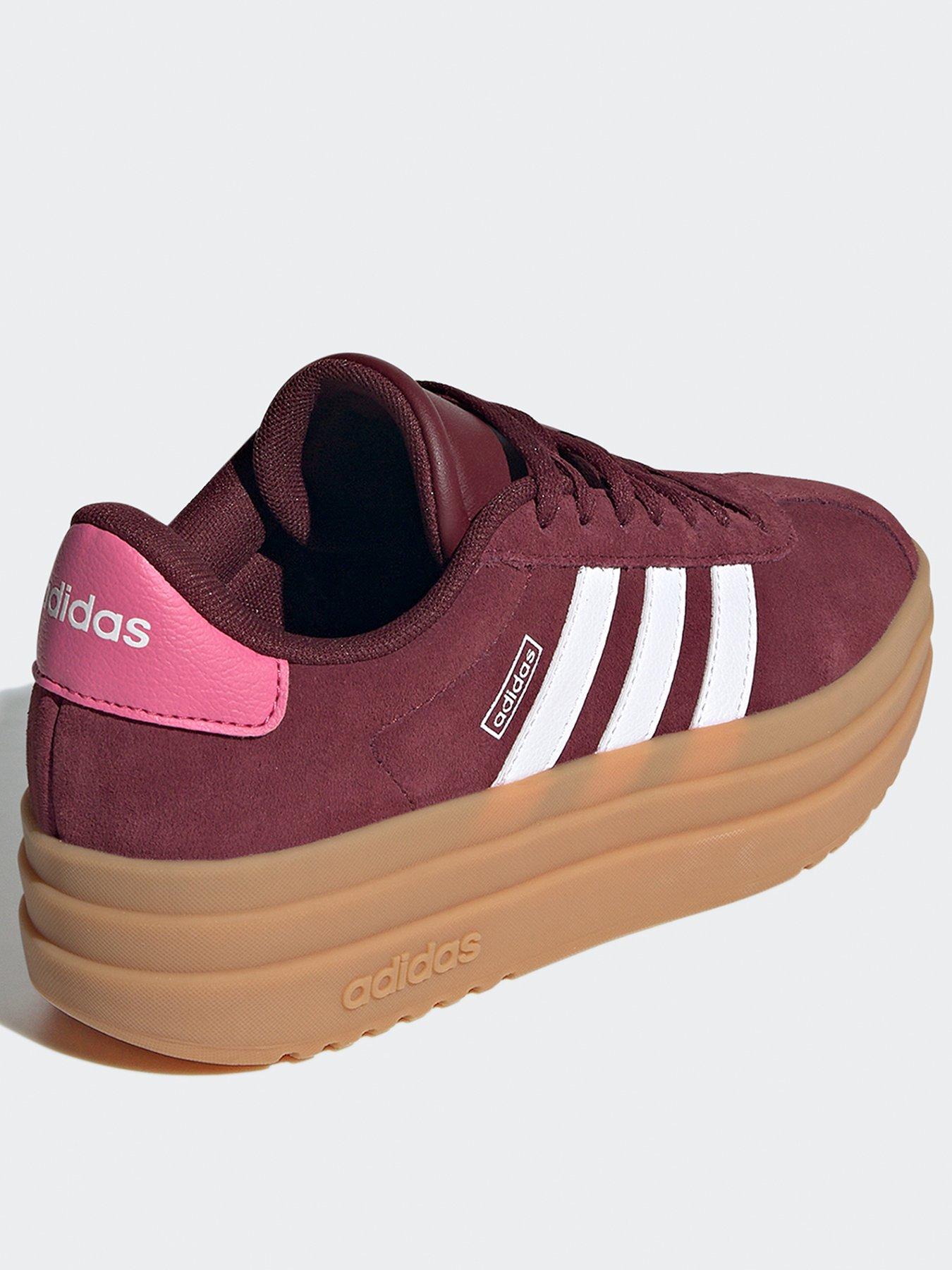 adidas Sportswear Junior Girls VL Court Bold Trainers - Red/Pink |  Littlewoods