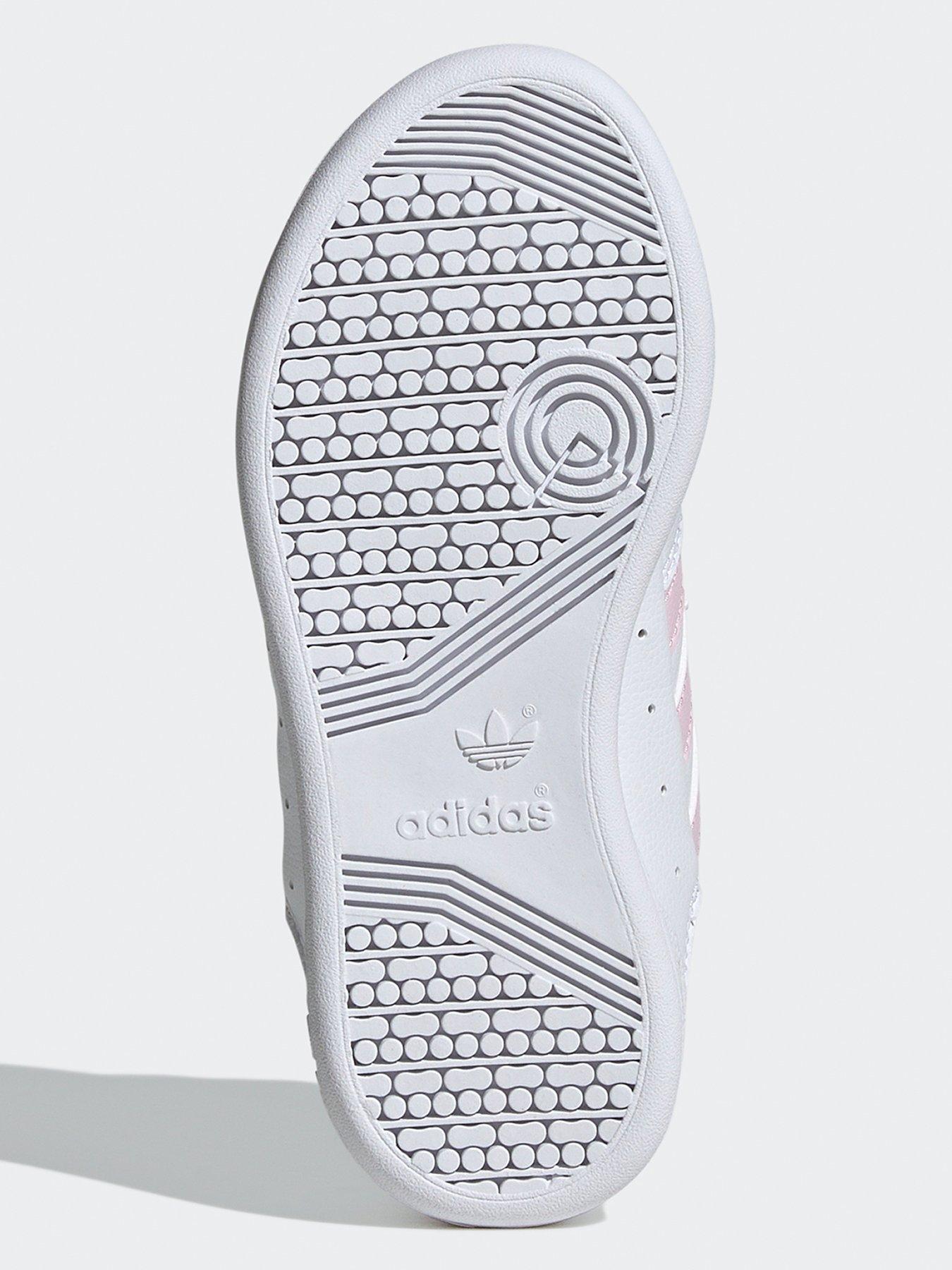 Image 5 of 6 of adidas Originals Kids Girls Team Court 2 Trainers - White/Pink