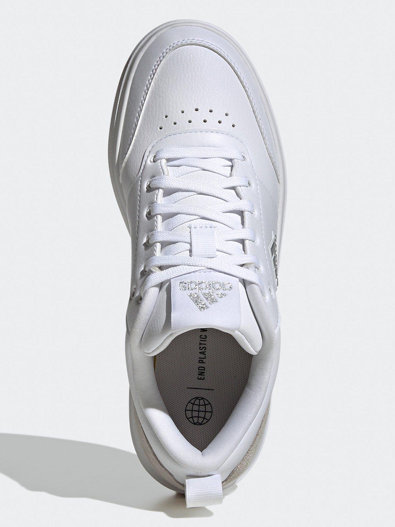  image of adidas-sportswear-womens-park-st-trainers-whitesilver