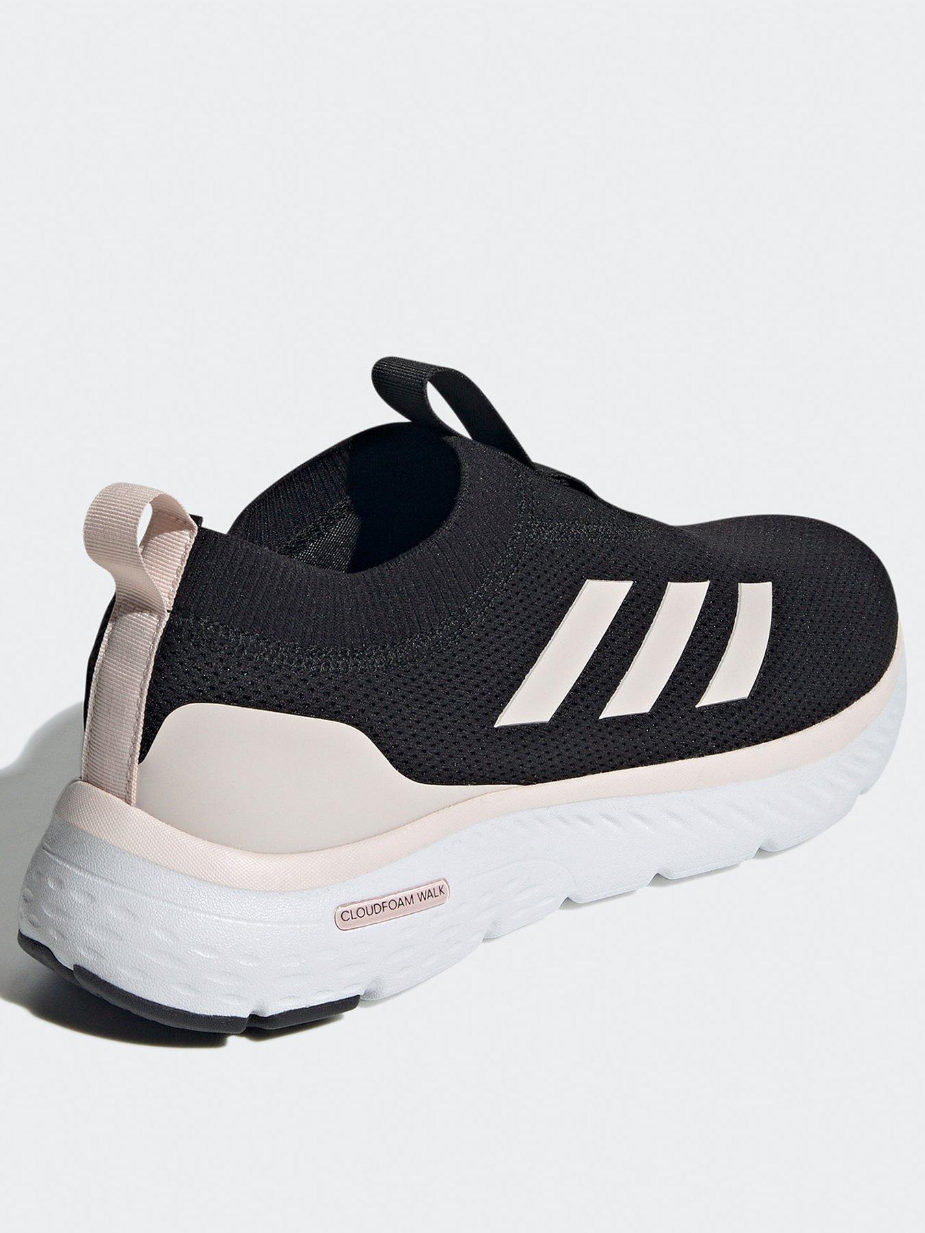 Adidas cloudfoam black pink best sale