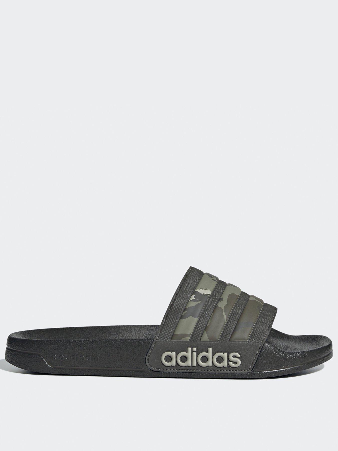 Adilette Shower Sliders Khaki