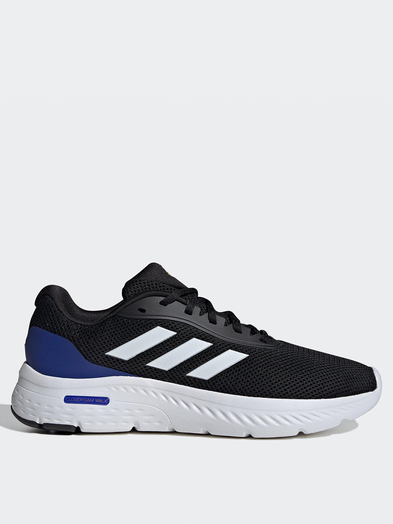 adidas Sportswear Men's Cloudfoam Move Trainers - Black/Blue | Littlewoods