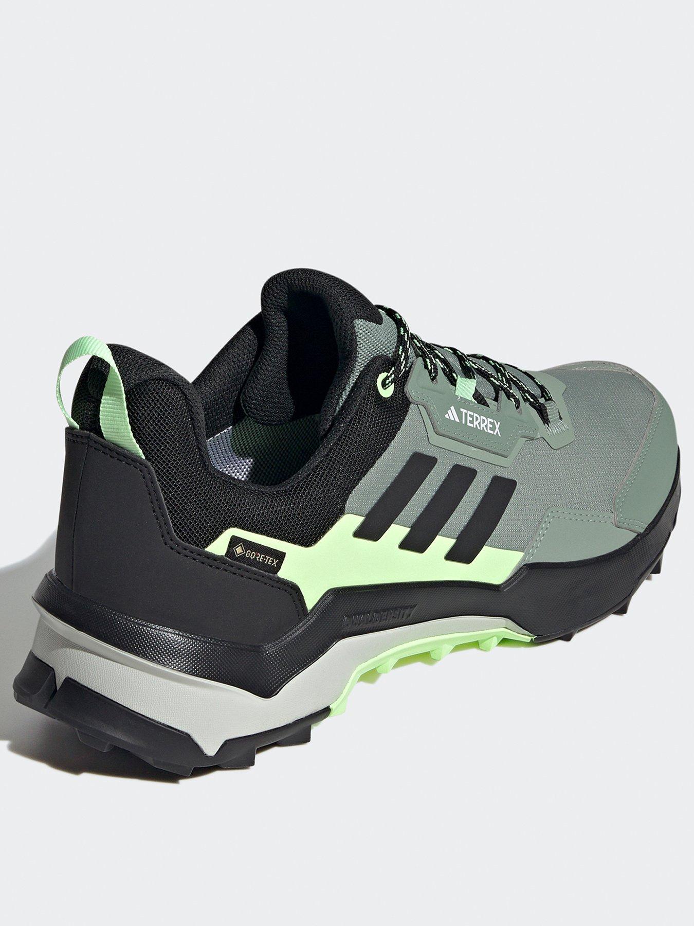 adidas Terrex Mens Hike Ax4 Goretex Shoes -green/grey ...