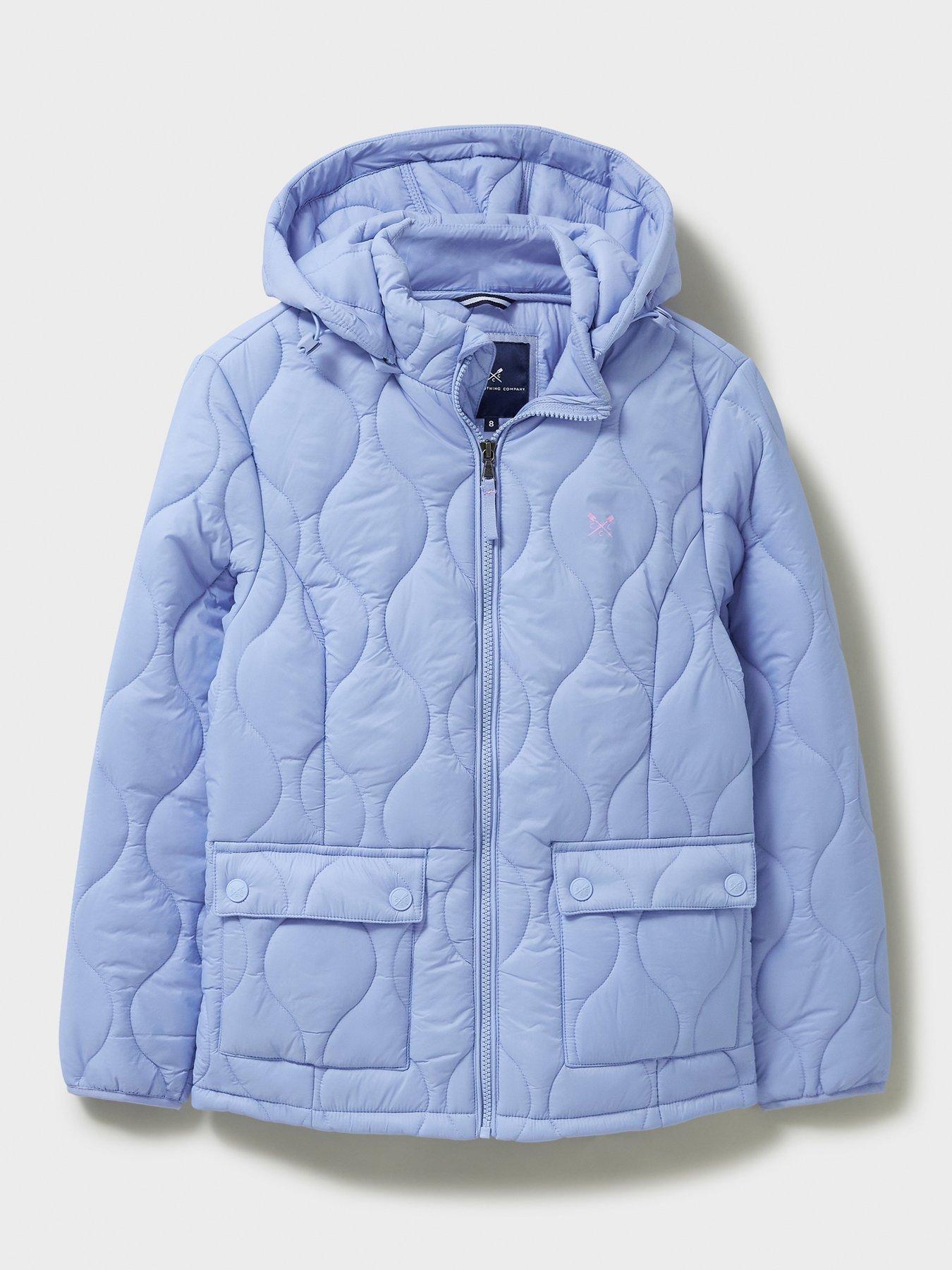 Crew Clothing Lightweight Nylon Quilted Jacket - Blue