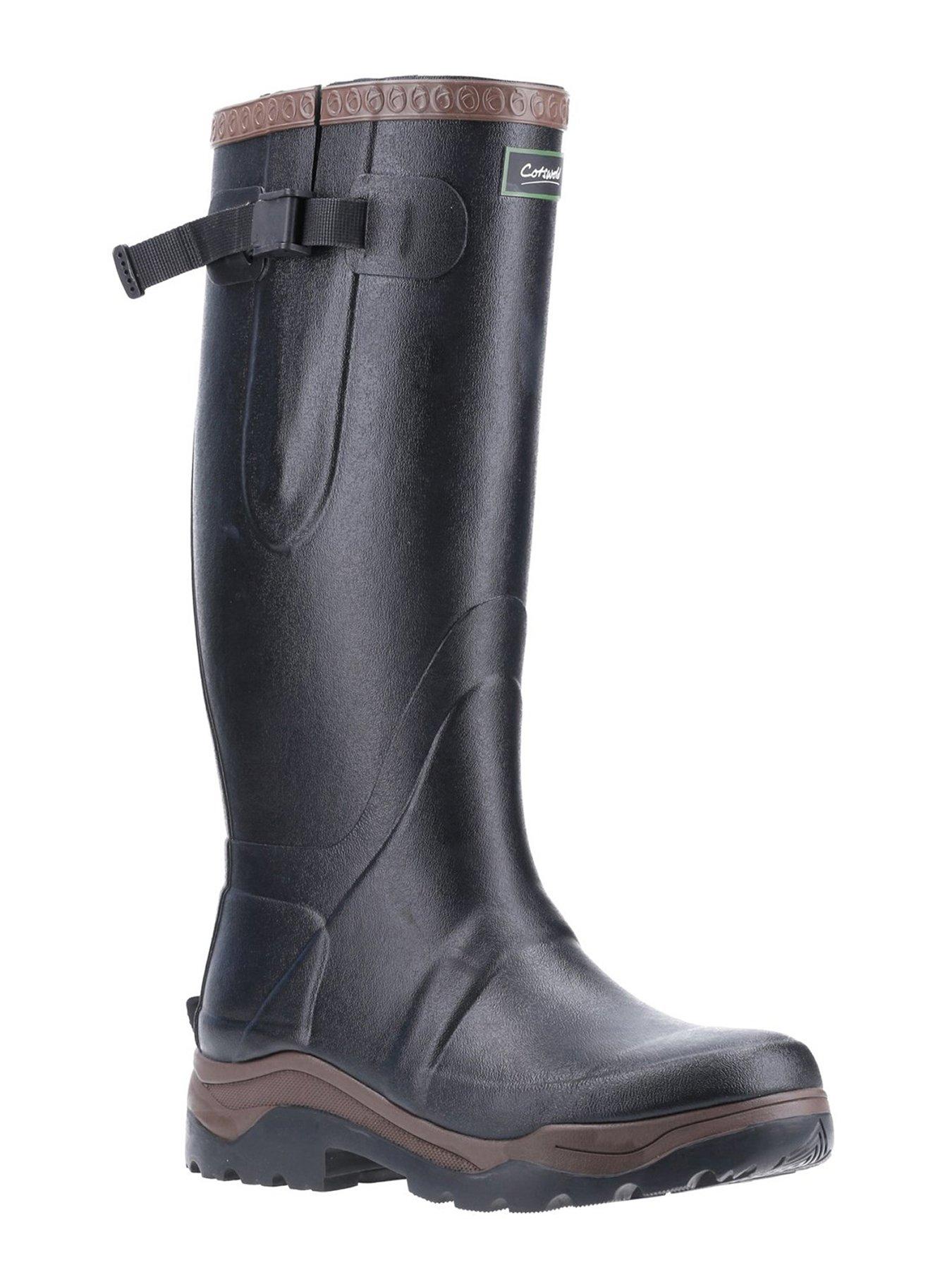  image of cotswold-compass-premium-wellingtons-black