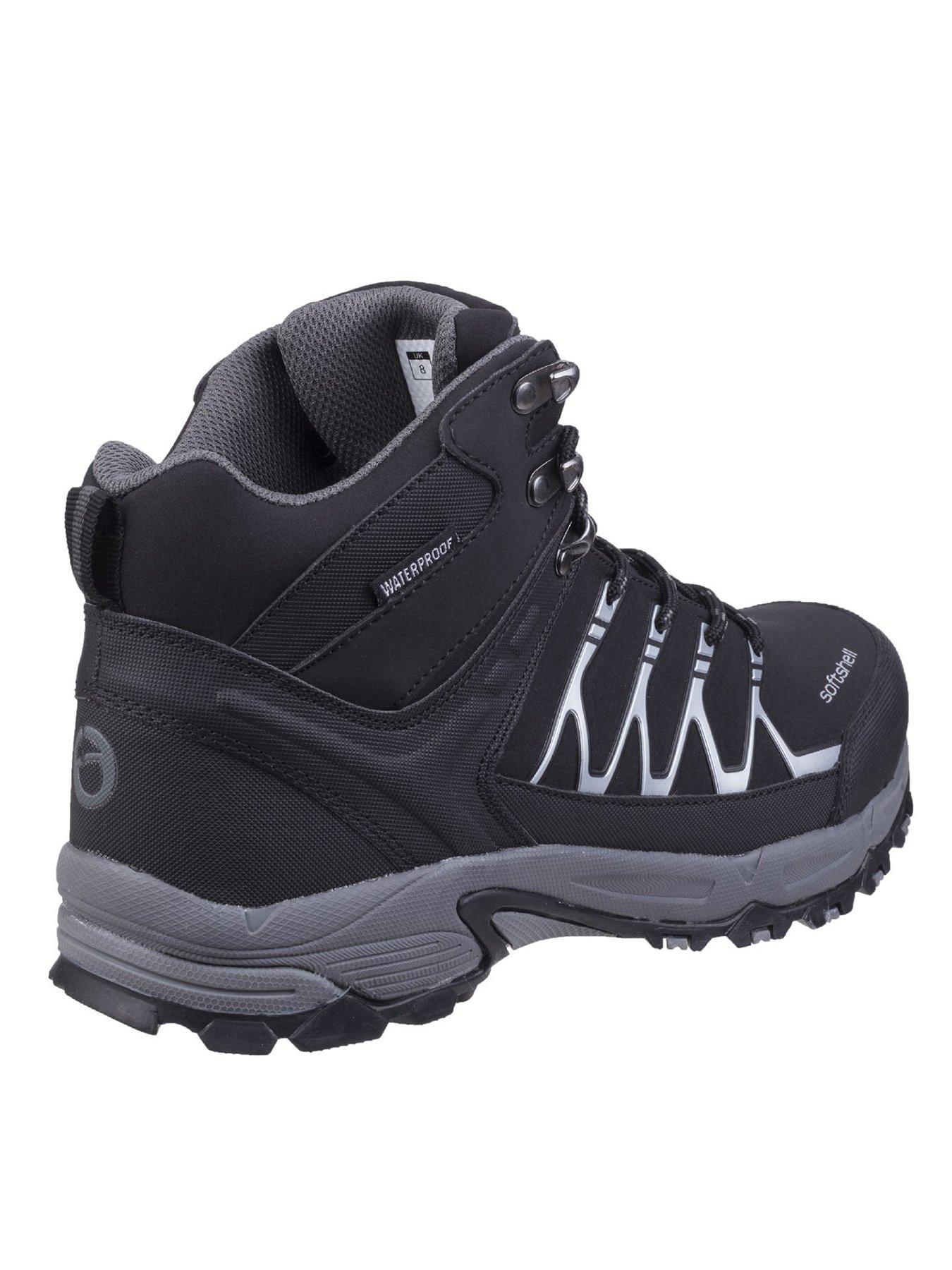  image of cotswold-abbeydale-mid-mens-soft-shell-hiking-boot-black