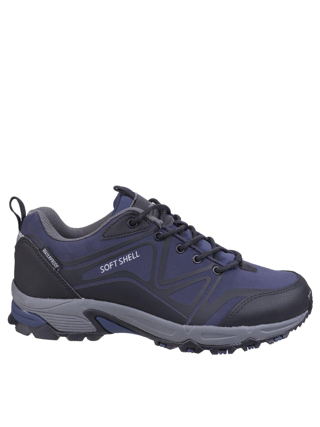 Cotswold Abbeydale Low Mens Soft Shell Hiking Shoe Blue