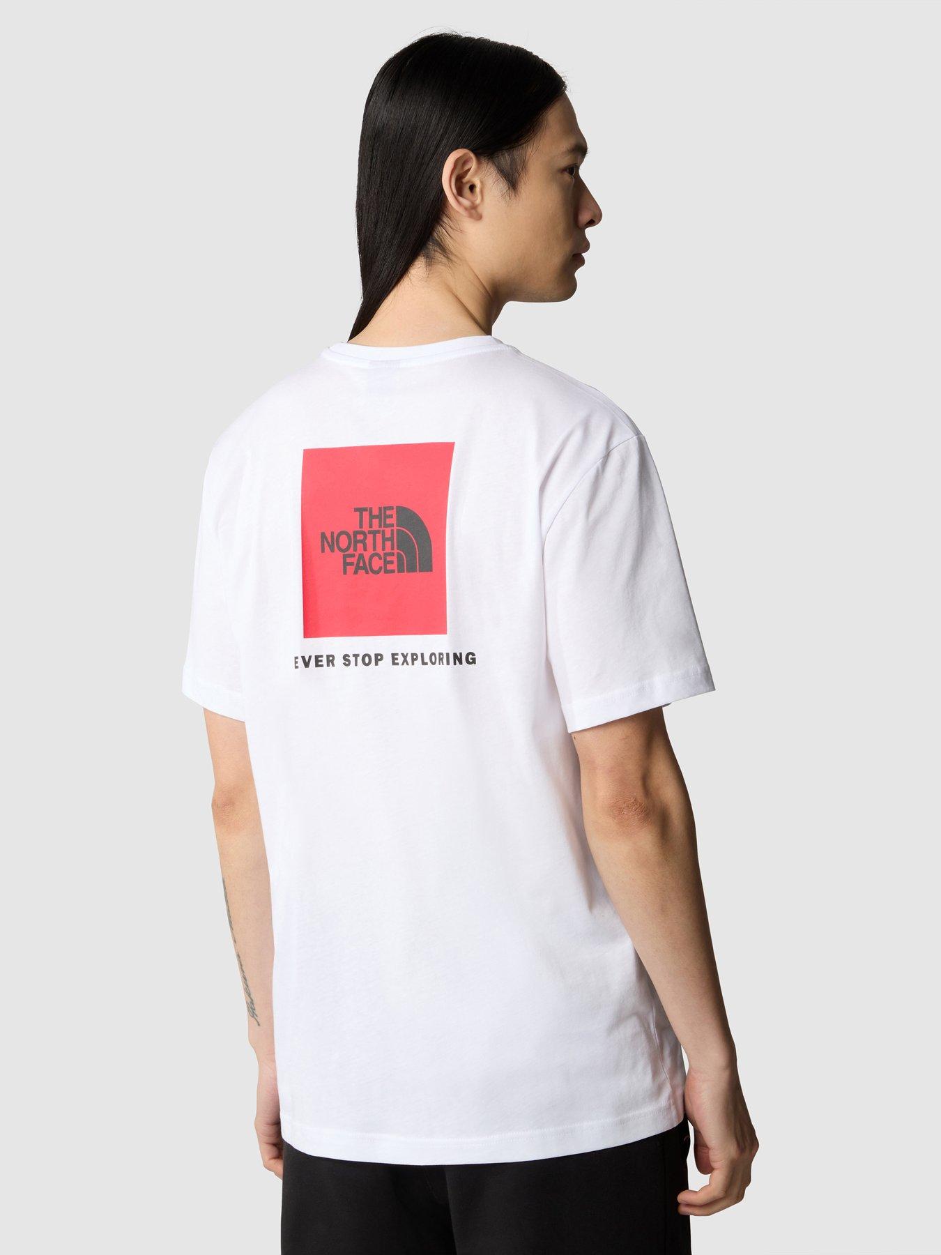 THE NORTH FACE Men's Short Sleeve Redbox Tee - White