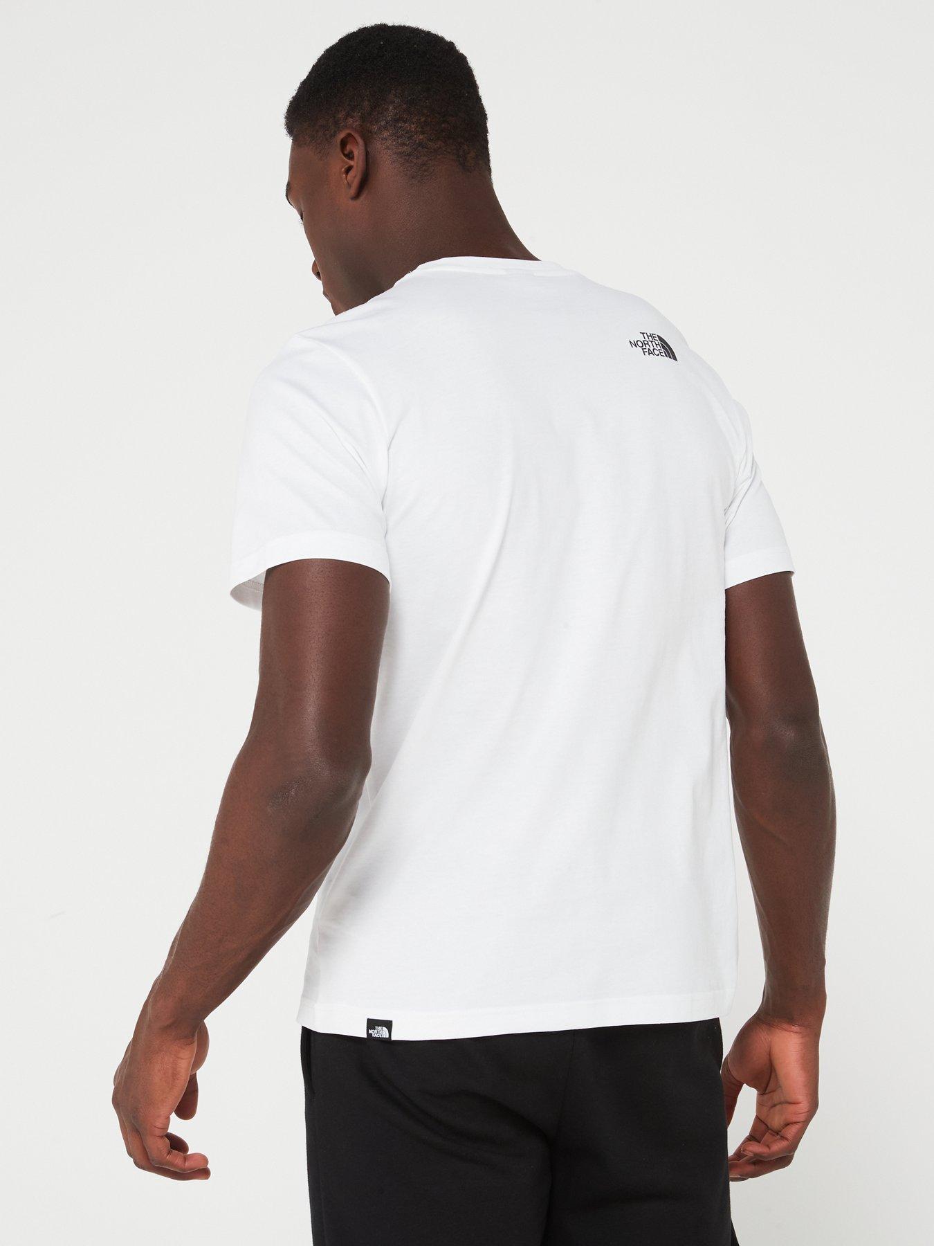  image of the-north-face-mens-short-sleeve-simple-dome-tee-white