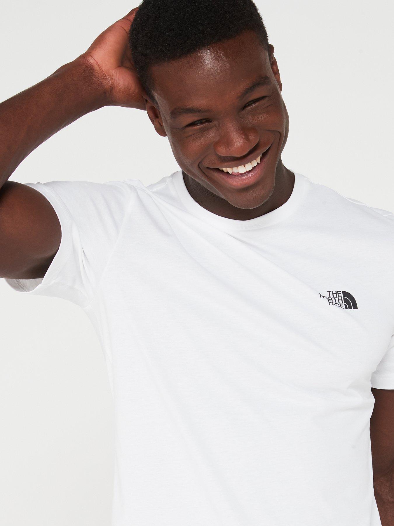  image of the-north-face-mens-short-sleeve-simple-dome-tee-white
