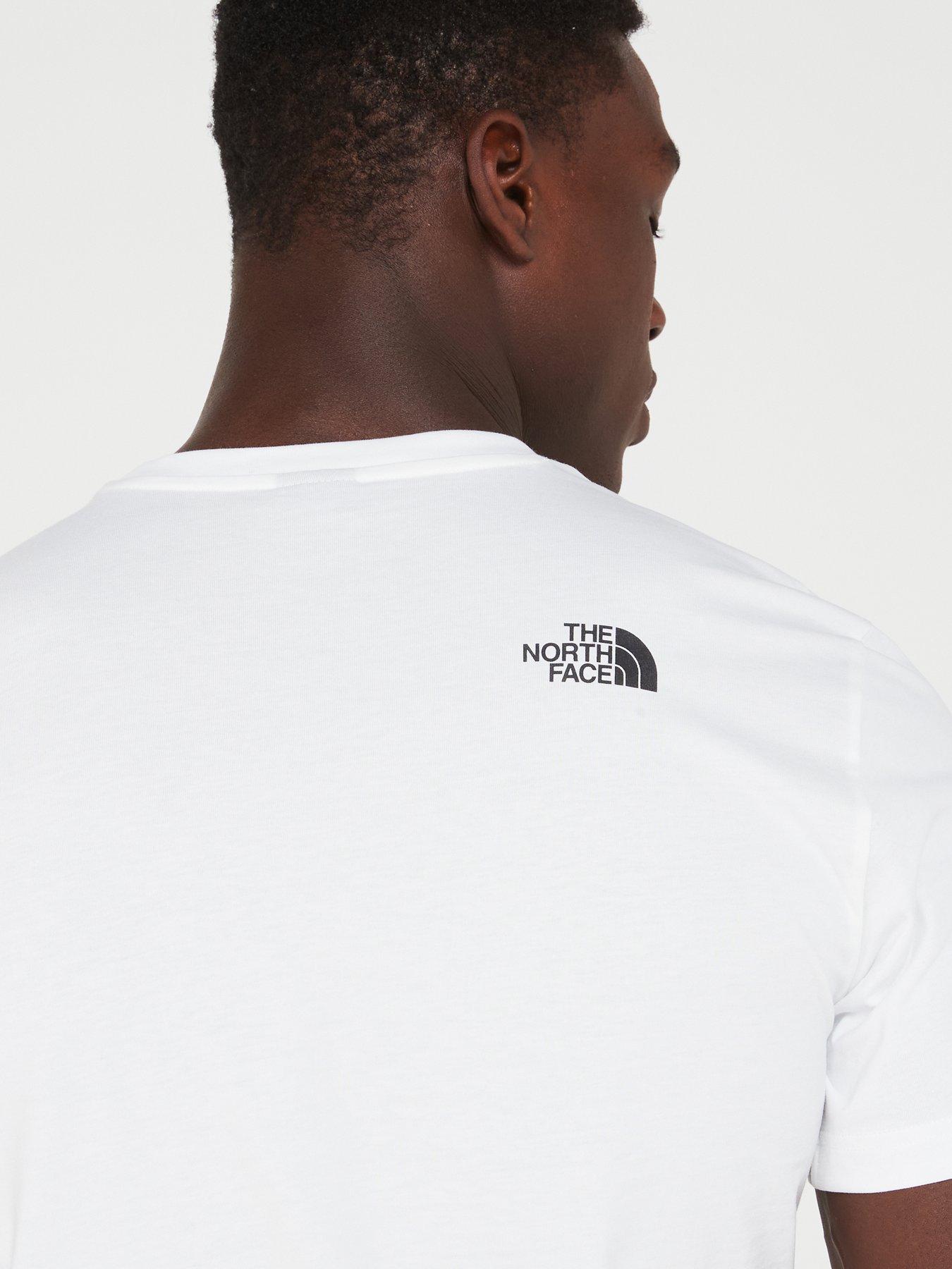  image of the-north-face-mens-short-sleeve-simple-dome-tee-white