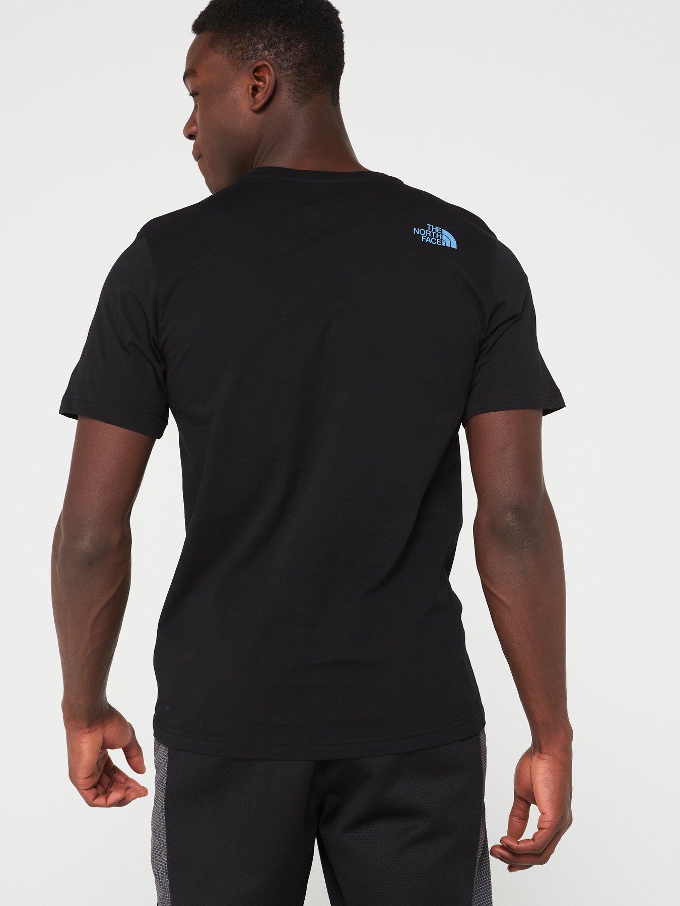 North face mountain hot sale line t shirt