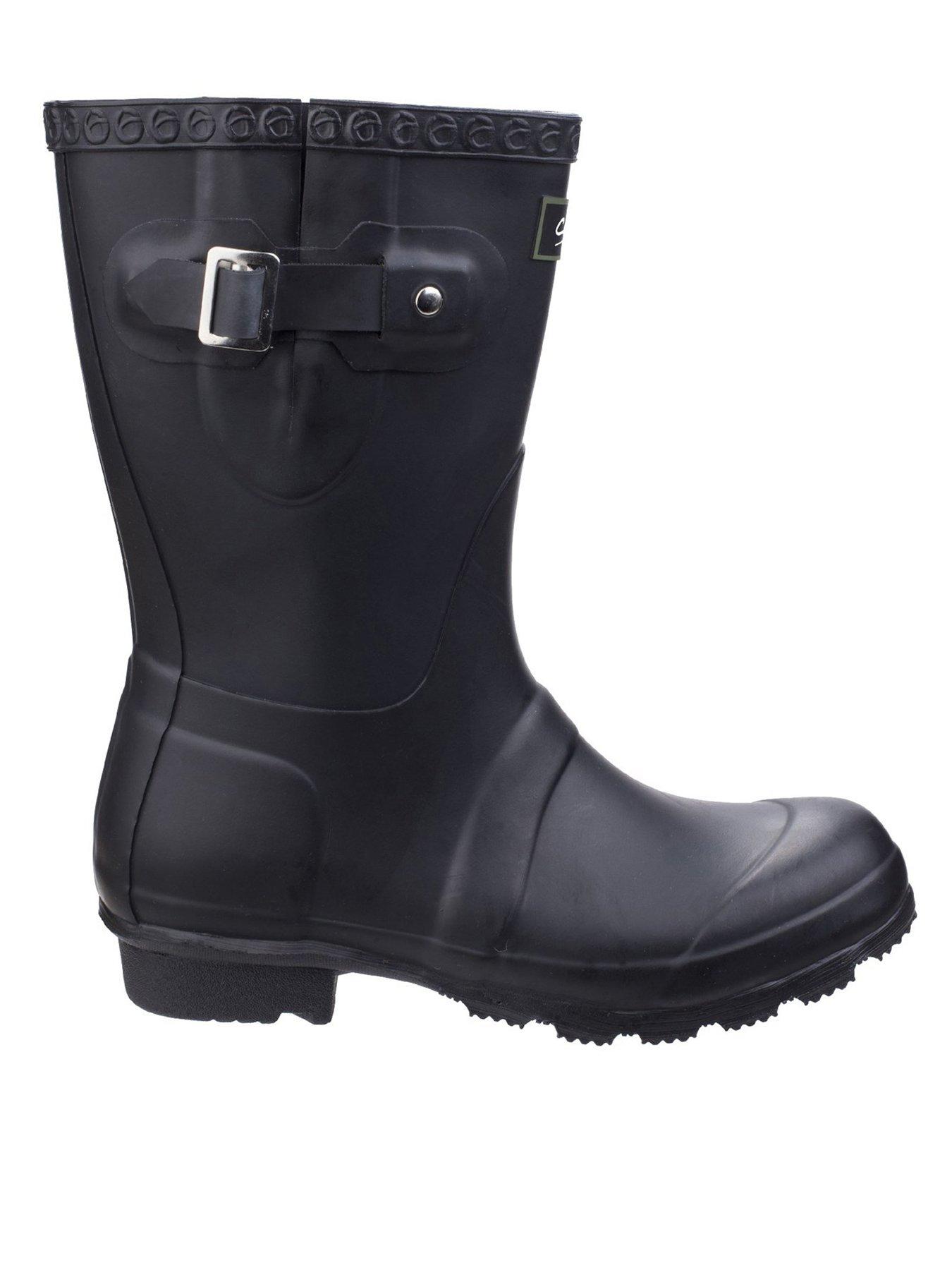 undefined Windsor Short Premium Wellingtons - Black