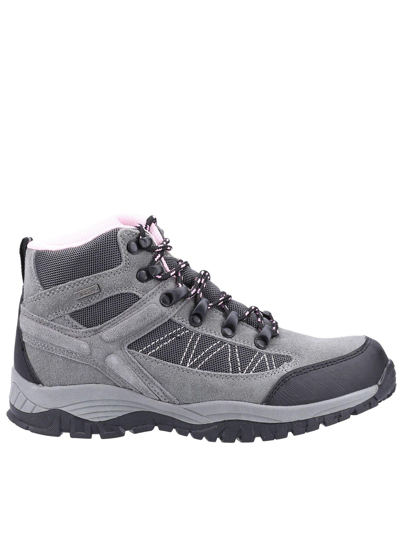 undefined Maisemore Mid Ladies Suede Mesh Hiking Boot - Grey