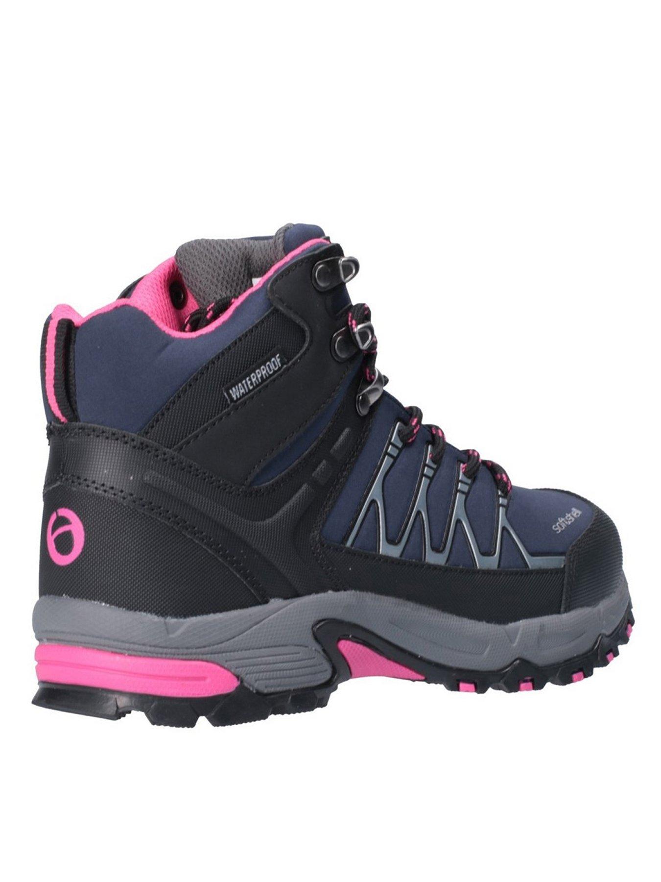  image of cotswold-abbeydale-mid-ladies-soft-shell-hiking-boot-navy