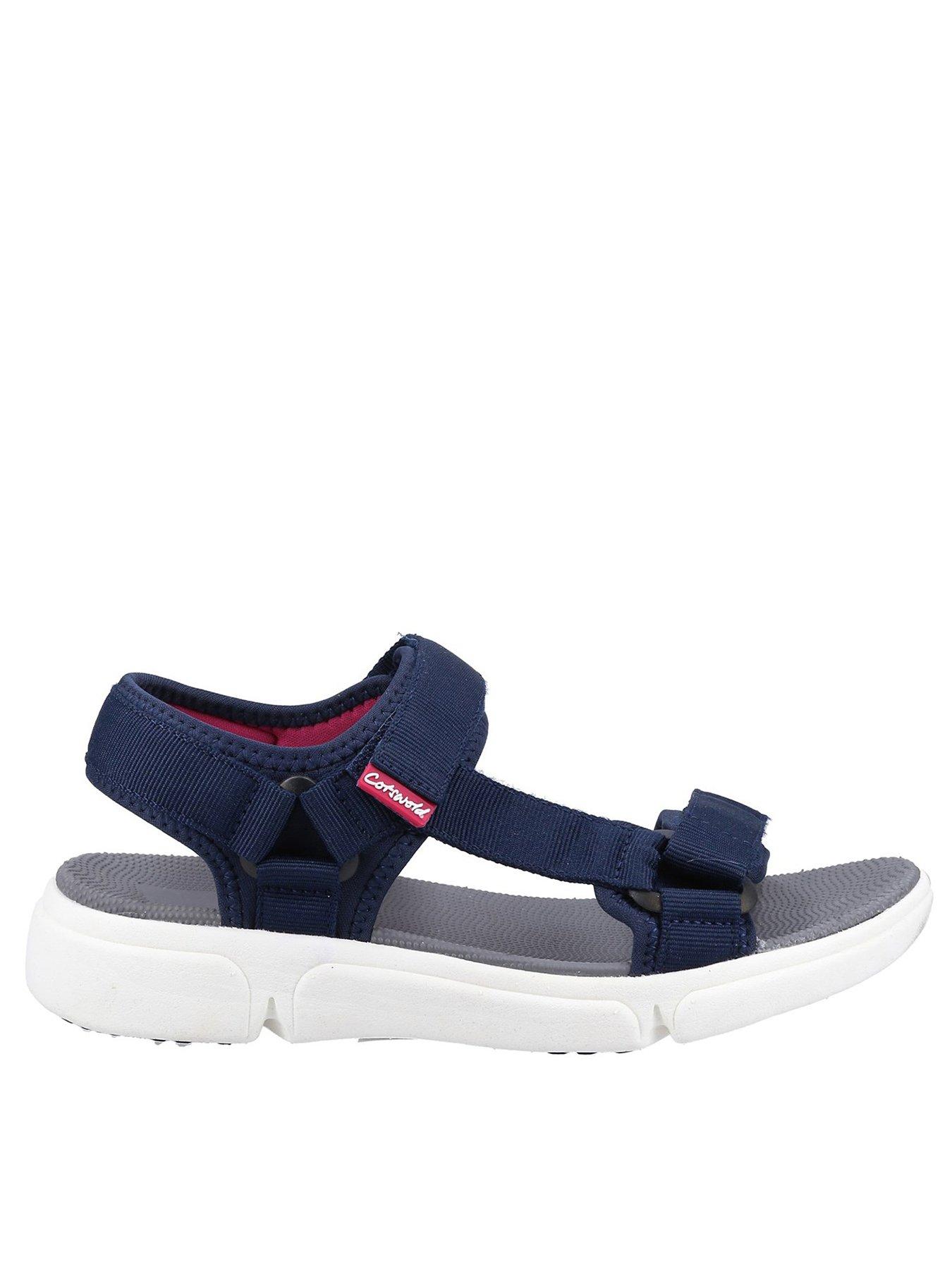Image 1 of 4 of Cotswold Alderton Ladies Ladies Pu Sandal - Navy