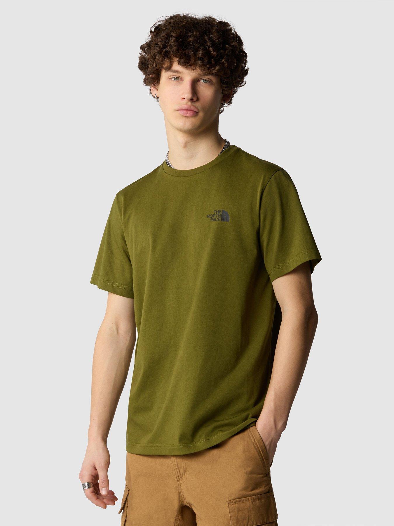 undefined Men's Short Sleeve Simple Dome Tee - Khaki