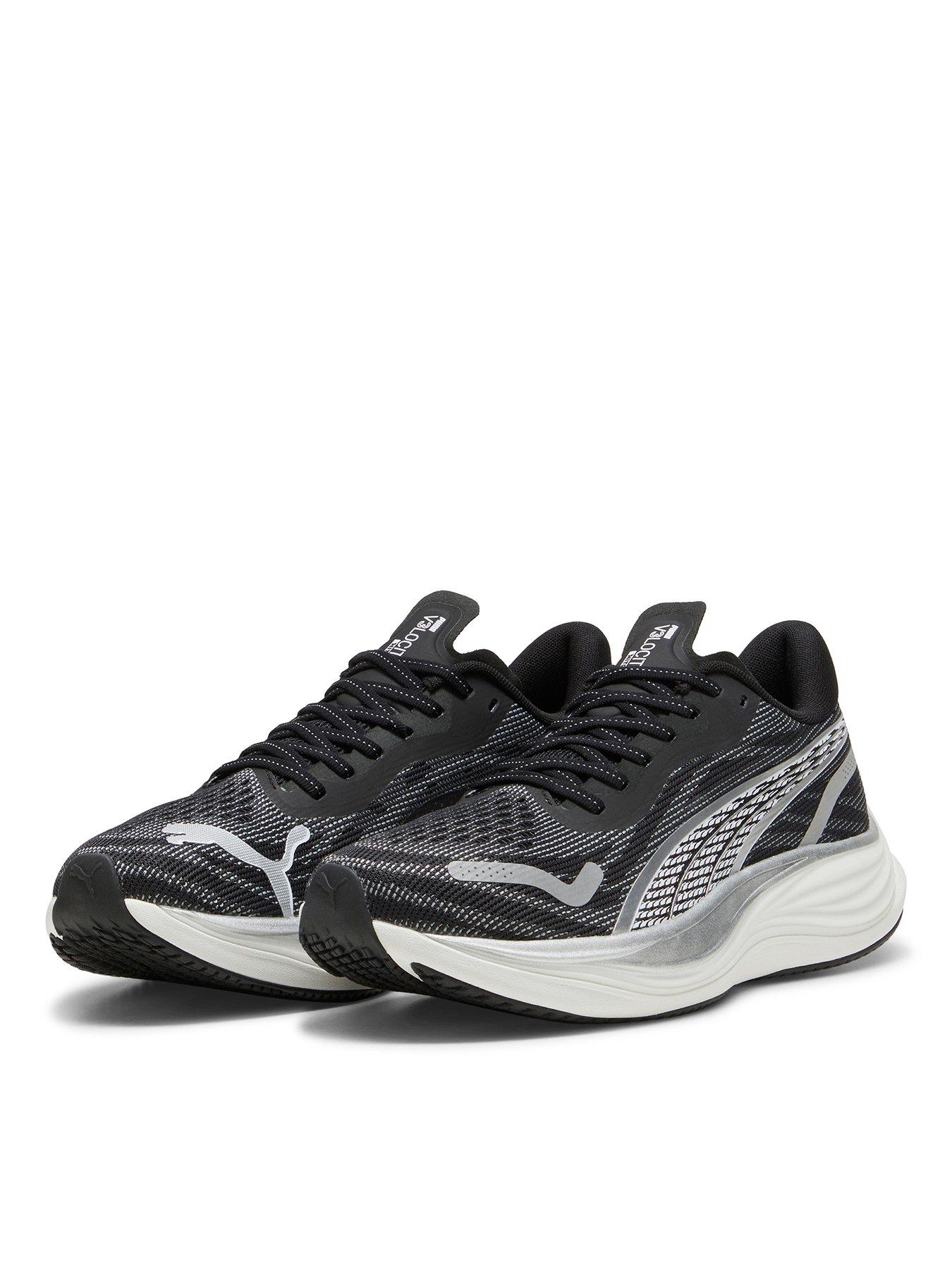  image of puma-mens-running-velocity-nitro-3-trainersnbsp--blackwhite