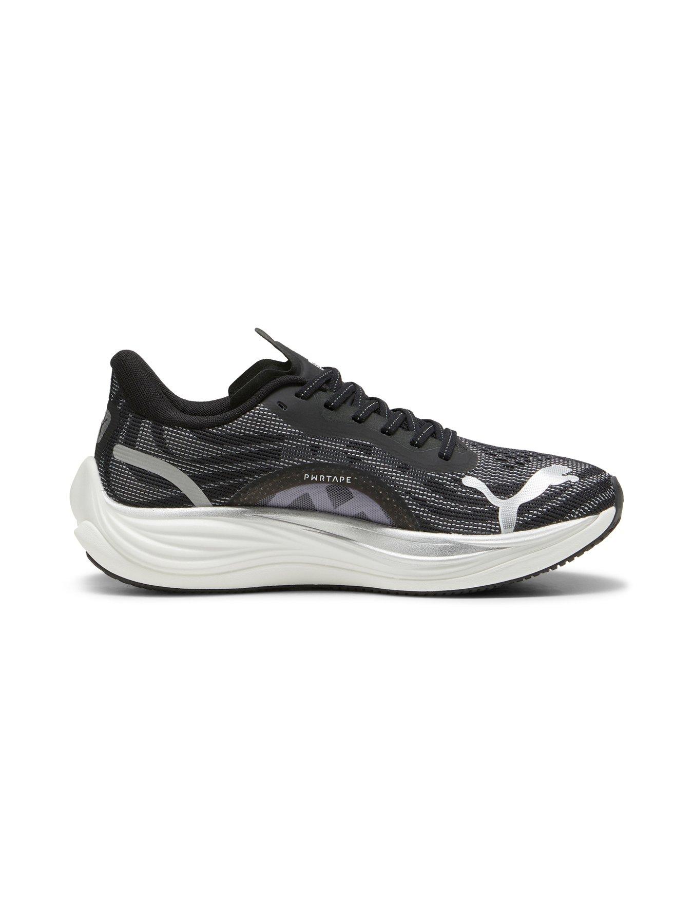  image of puma-mens-running-velocity-nitro-3-trainersnbsp--blackwhite