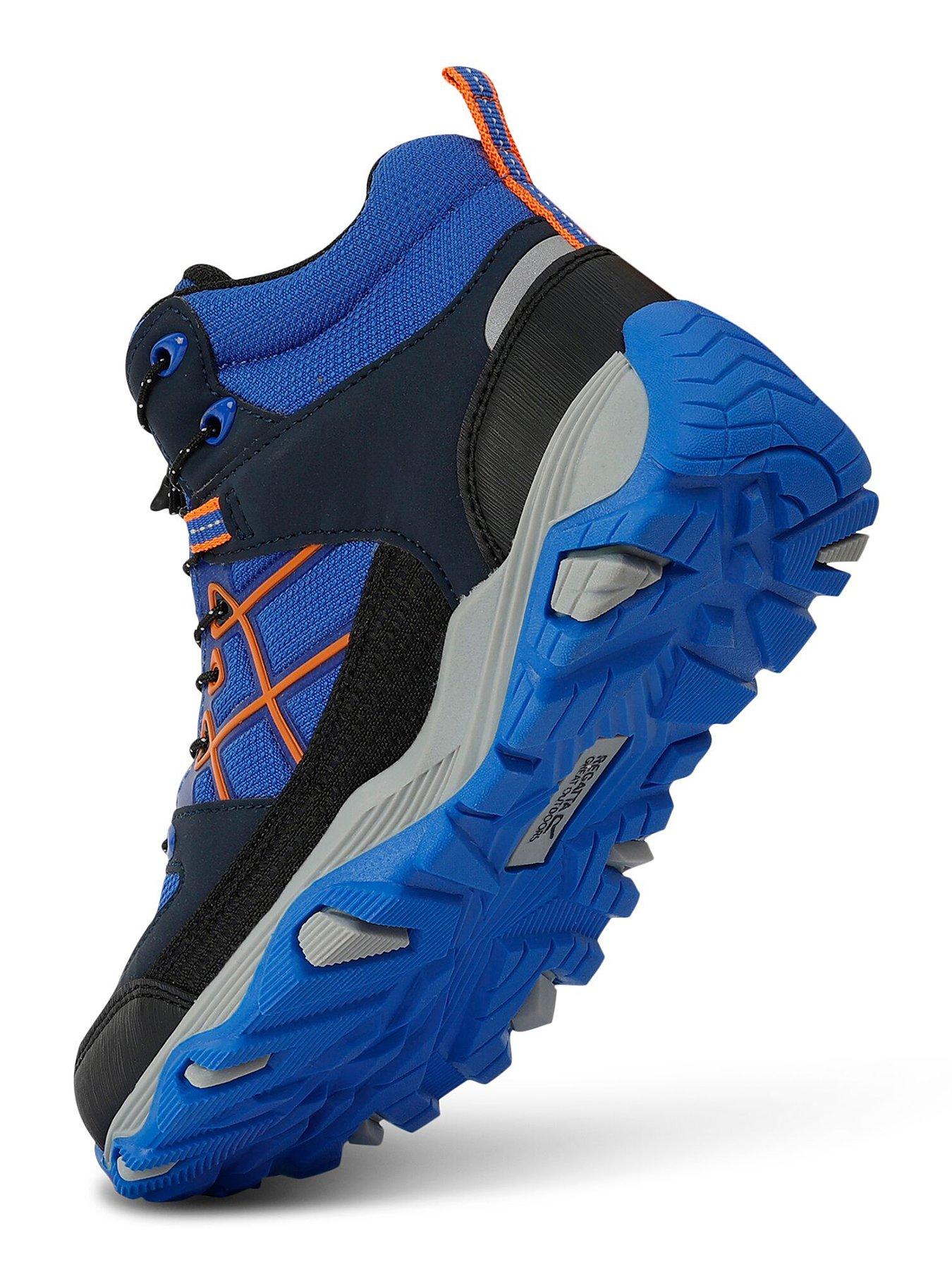  image of regatta-samaris-iii-junior-hiking-boots-blueorange