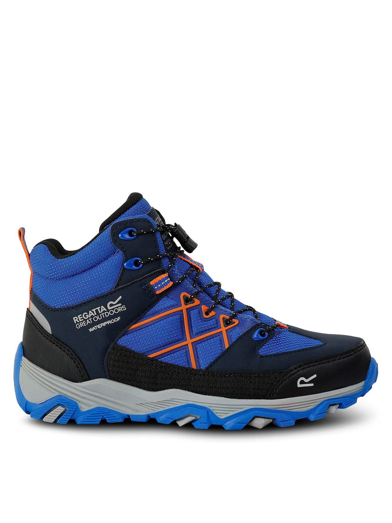  image of regatta-samaris-iii-junior-hiking-boots-blueorange
