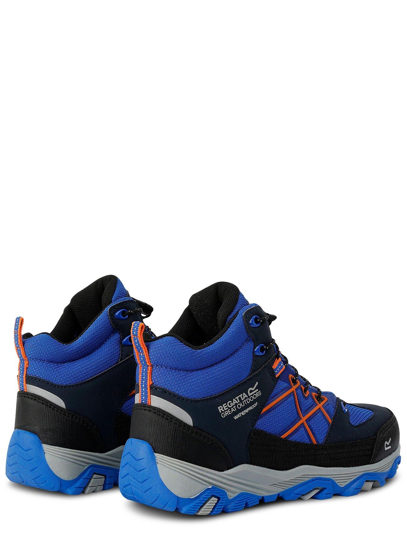  image of regatta-samaris-iii-junior-hiking-boots-blueorange
