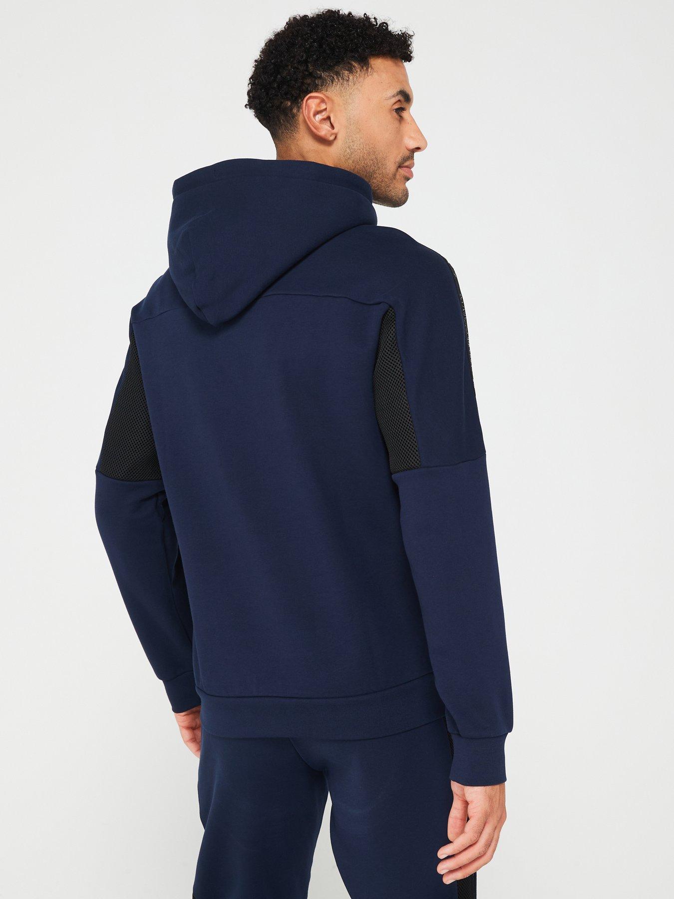 Emporio armani ea7 tape 2 overhead hoodie sale